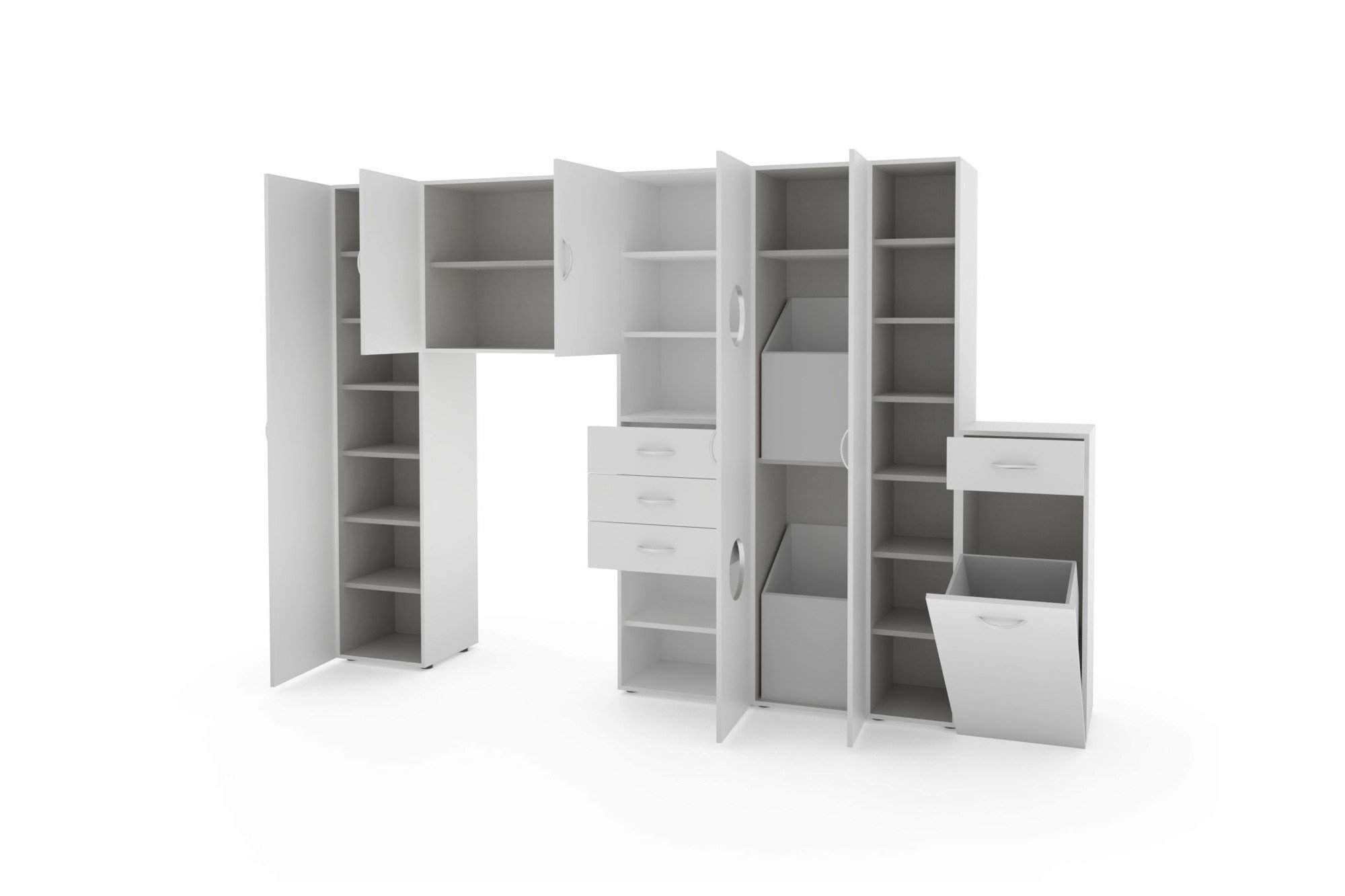 Wimex Multiraumkonzept Schrank-Set Online-Shop | 11-teilig - Ihr Letz Möbel