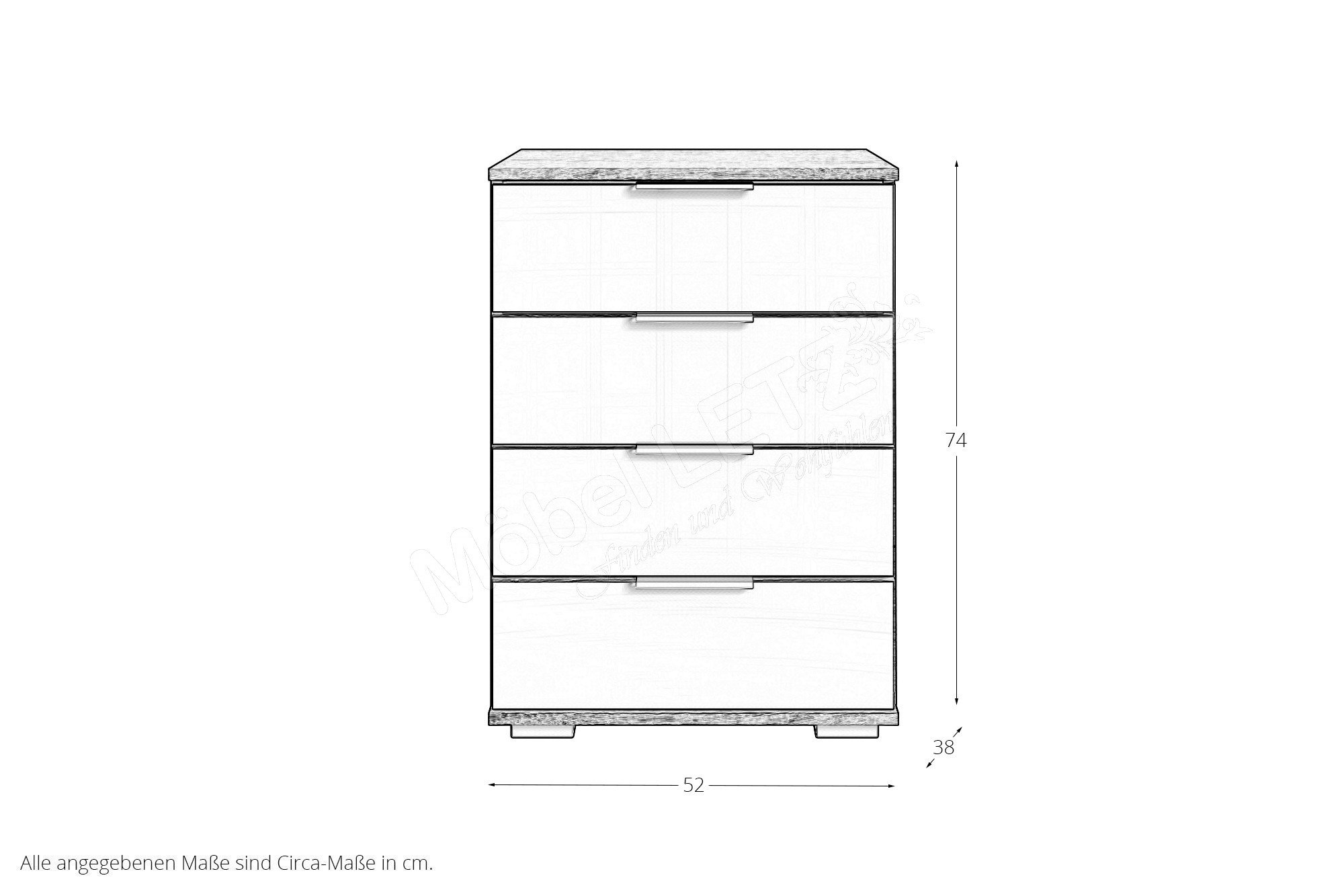Wimex Nachtkonsole Plus in - | Ihr Online-Shop Glasabsetzung Möbel Letz Easy mit Weiß