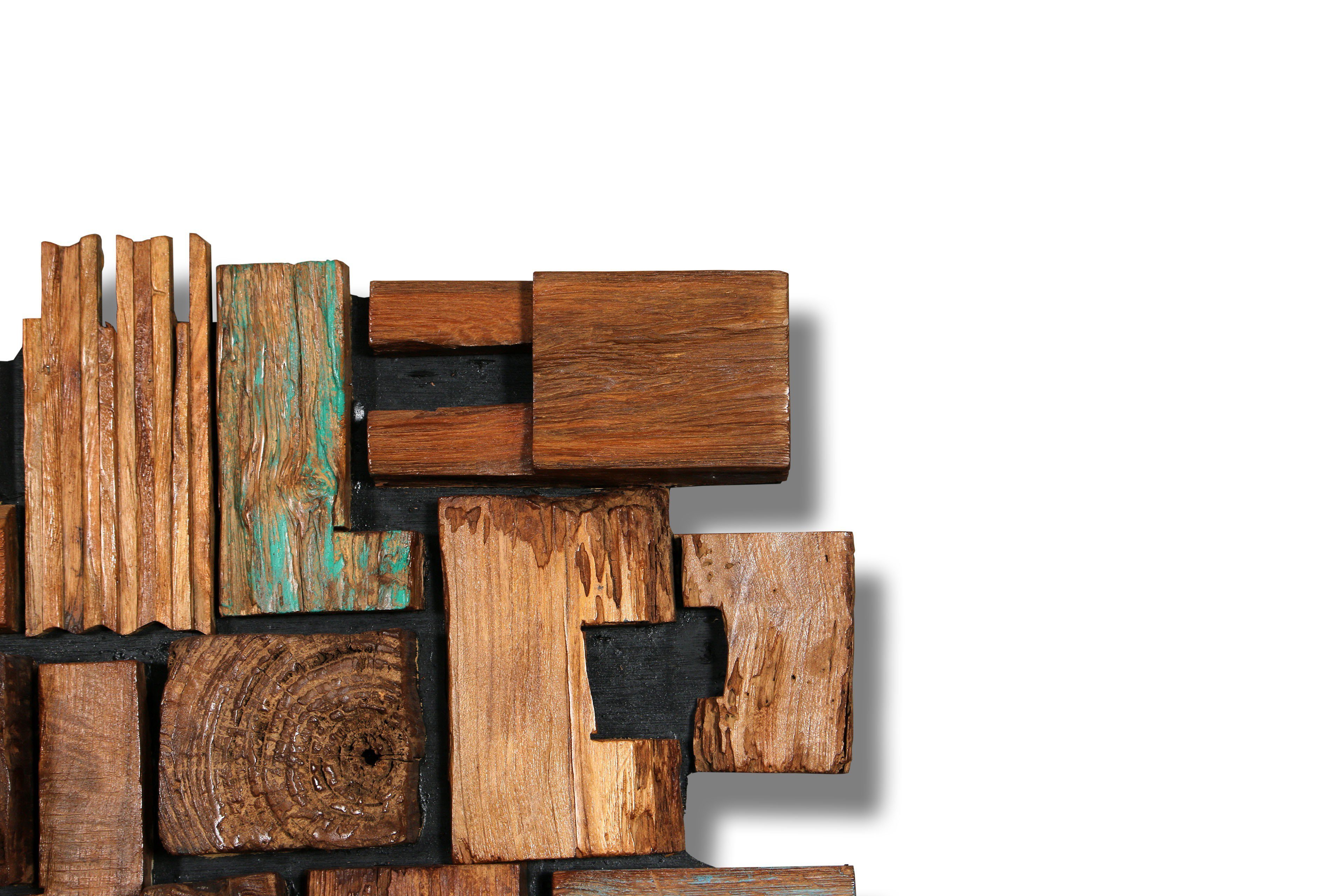 Greenbell by Andersen Randy Wandrelief aus Teak mit Farbe | Möbel Letz