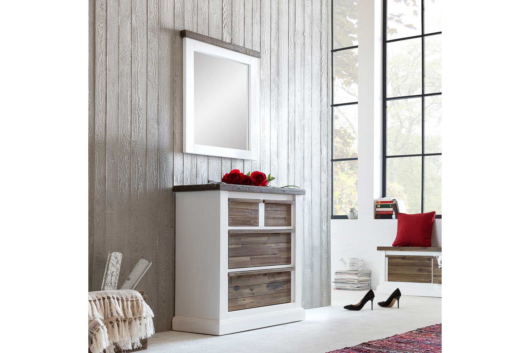 Ideal Garderobe Loft Akazie mit Spiegel Möbel Letz Ihr