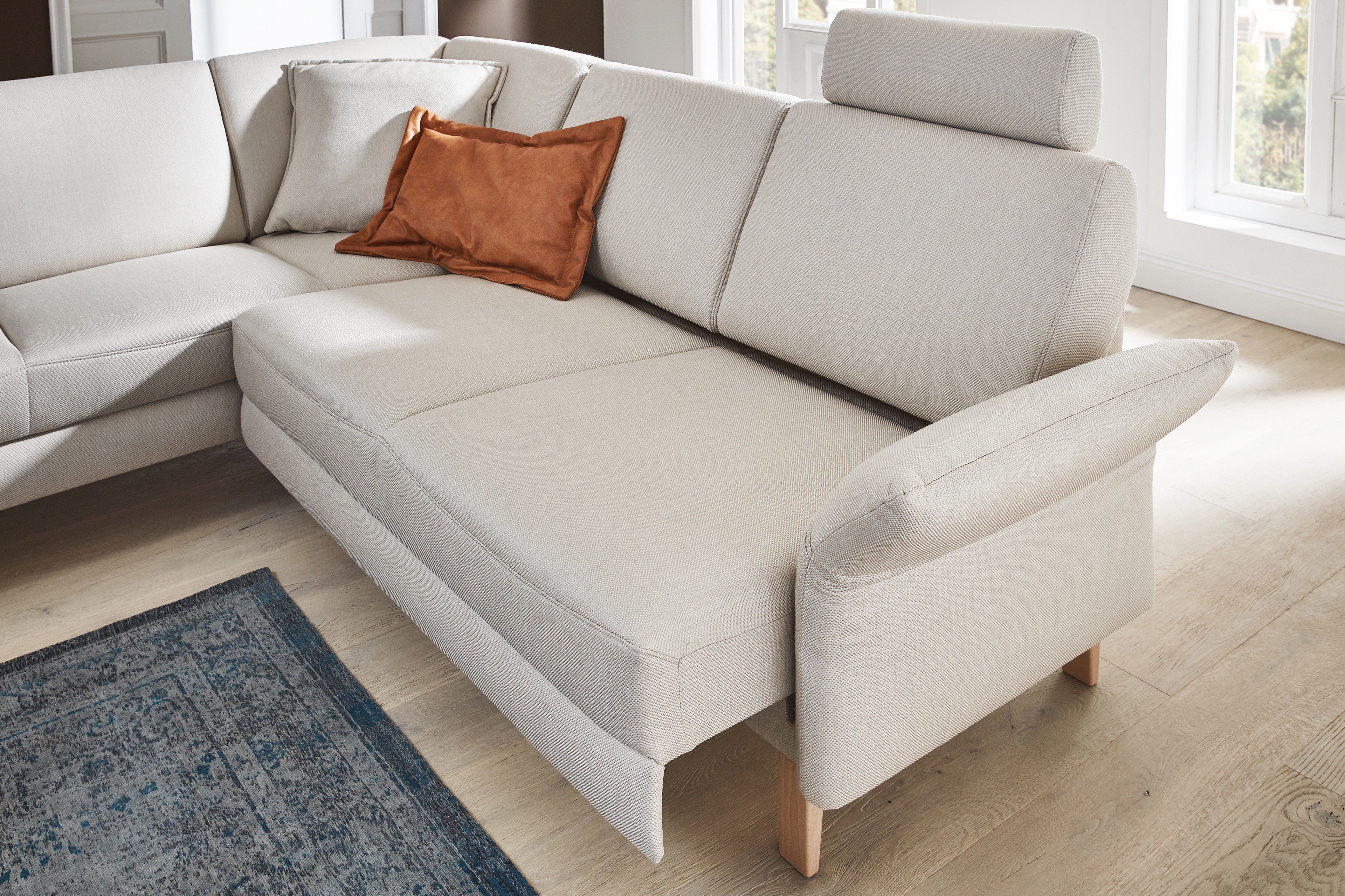 ADA Premium Meran Sofa in Weiß Möbel Letz Ihr