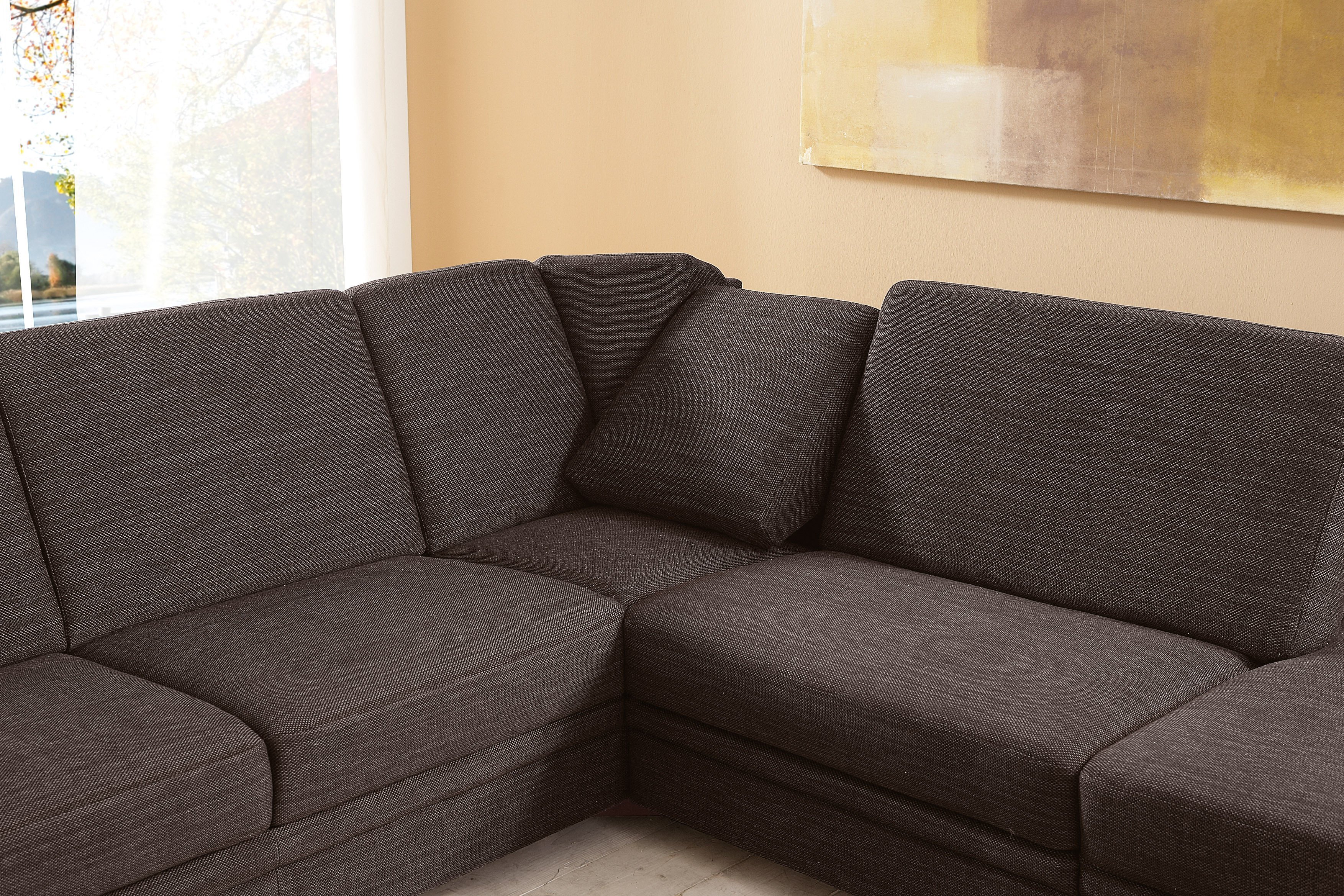 Planpolster Cleveland-S Wohnlandschaft braun| Möbel Letz - Ihr Online-Shop