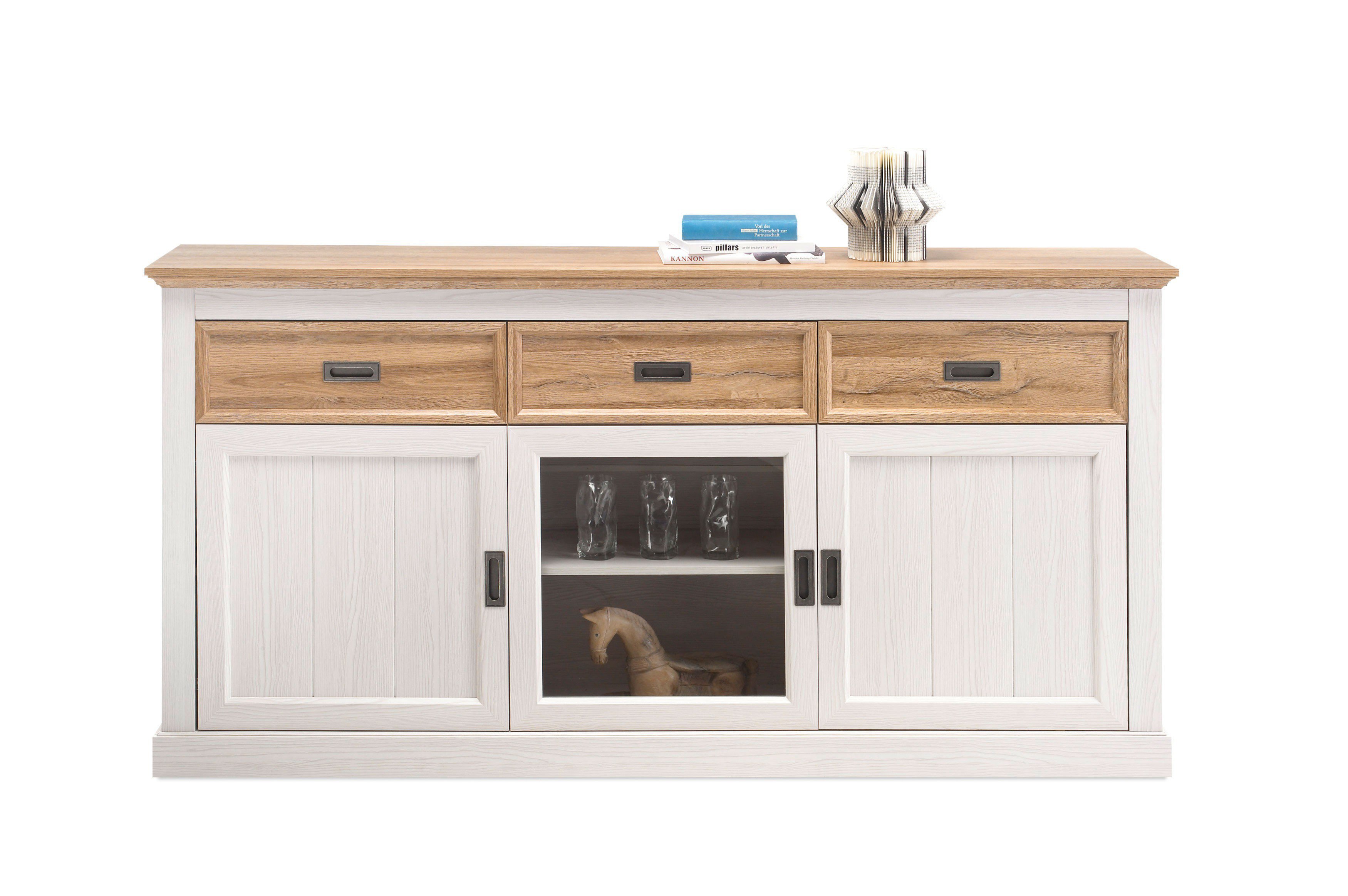 iNNOtrend by MCA Couchtisch Sideboard new white/ Wildeiche | Möbel Letz