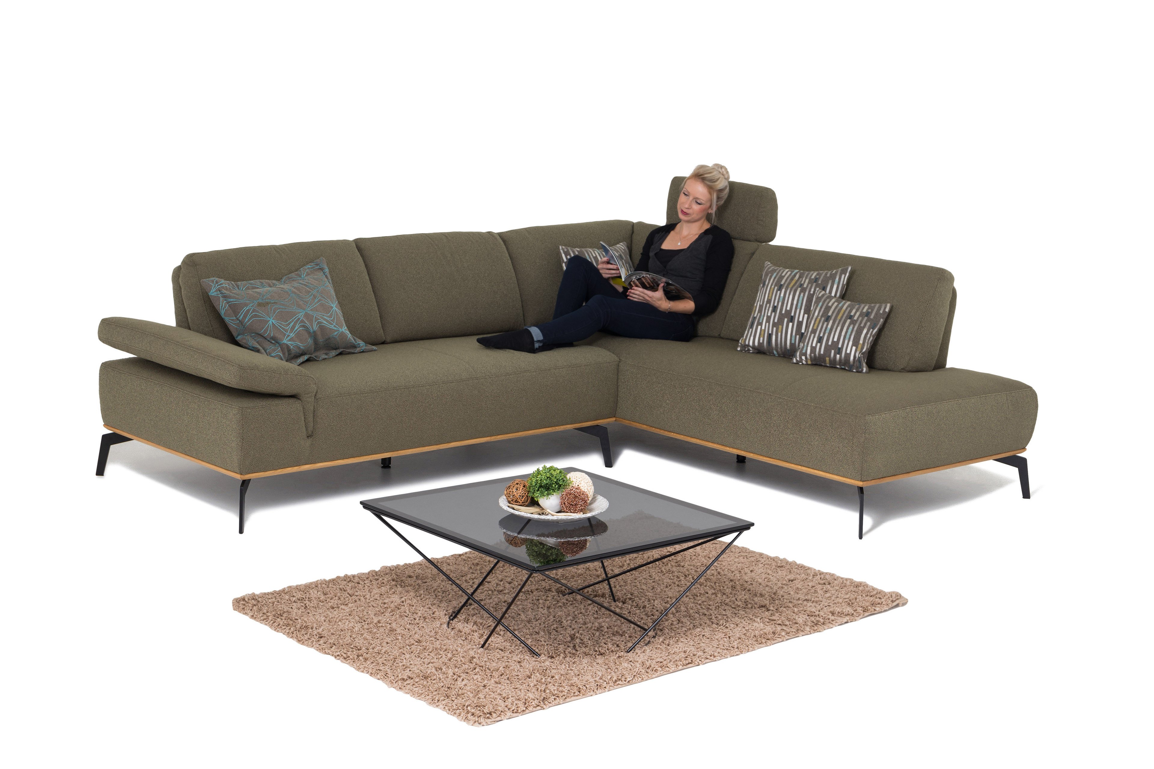 ADA Premium Talara Couch in Grün Möbel Letz Ihr Online