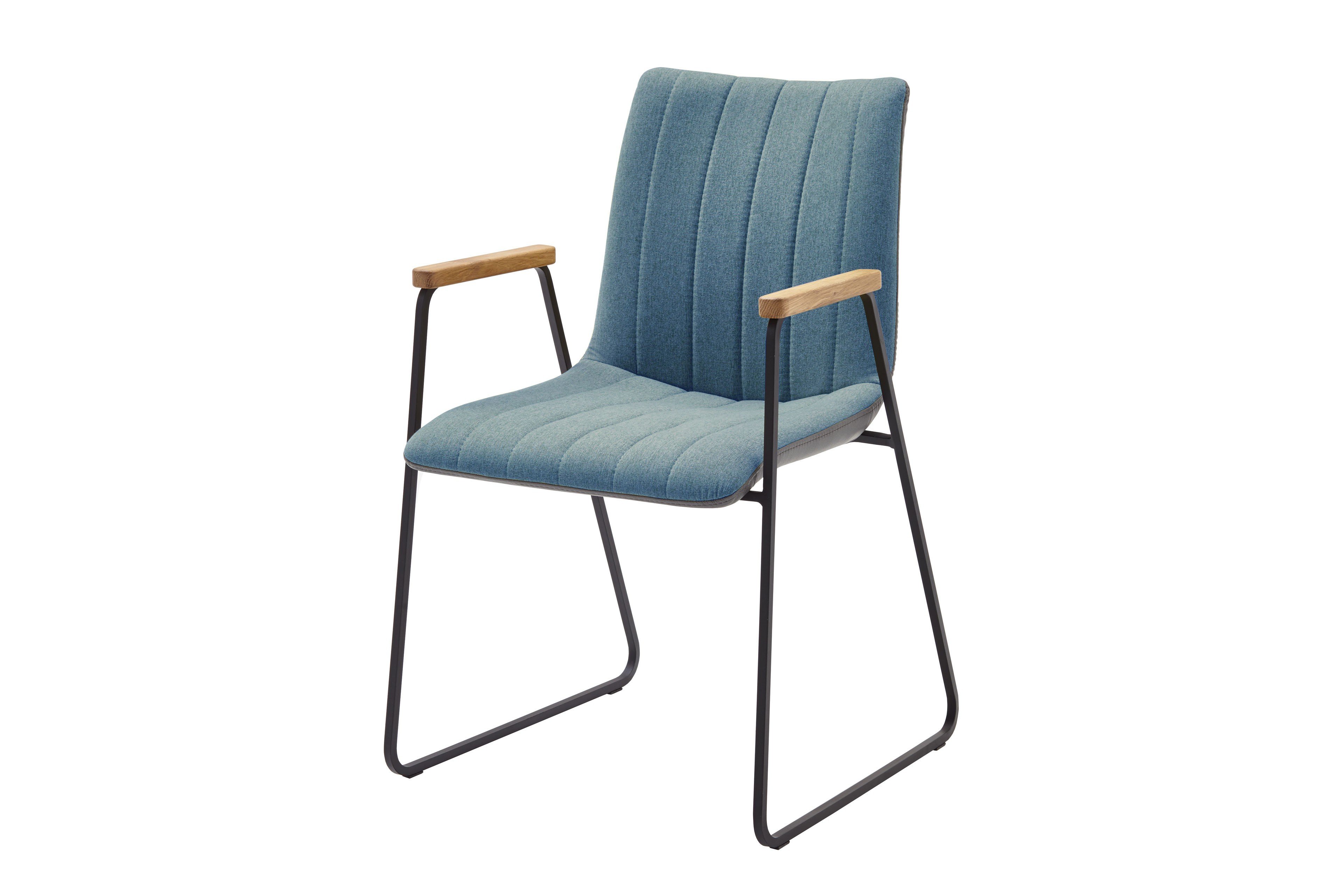 Niehoff Stuhl 1912 Bezug in Blau und Grau | Möbel Letz - Ihr Online-Shop