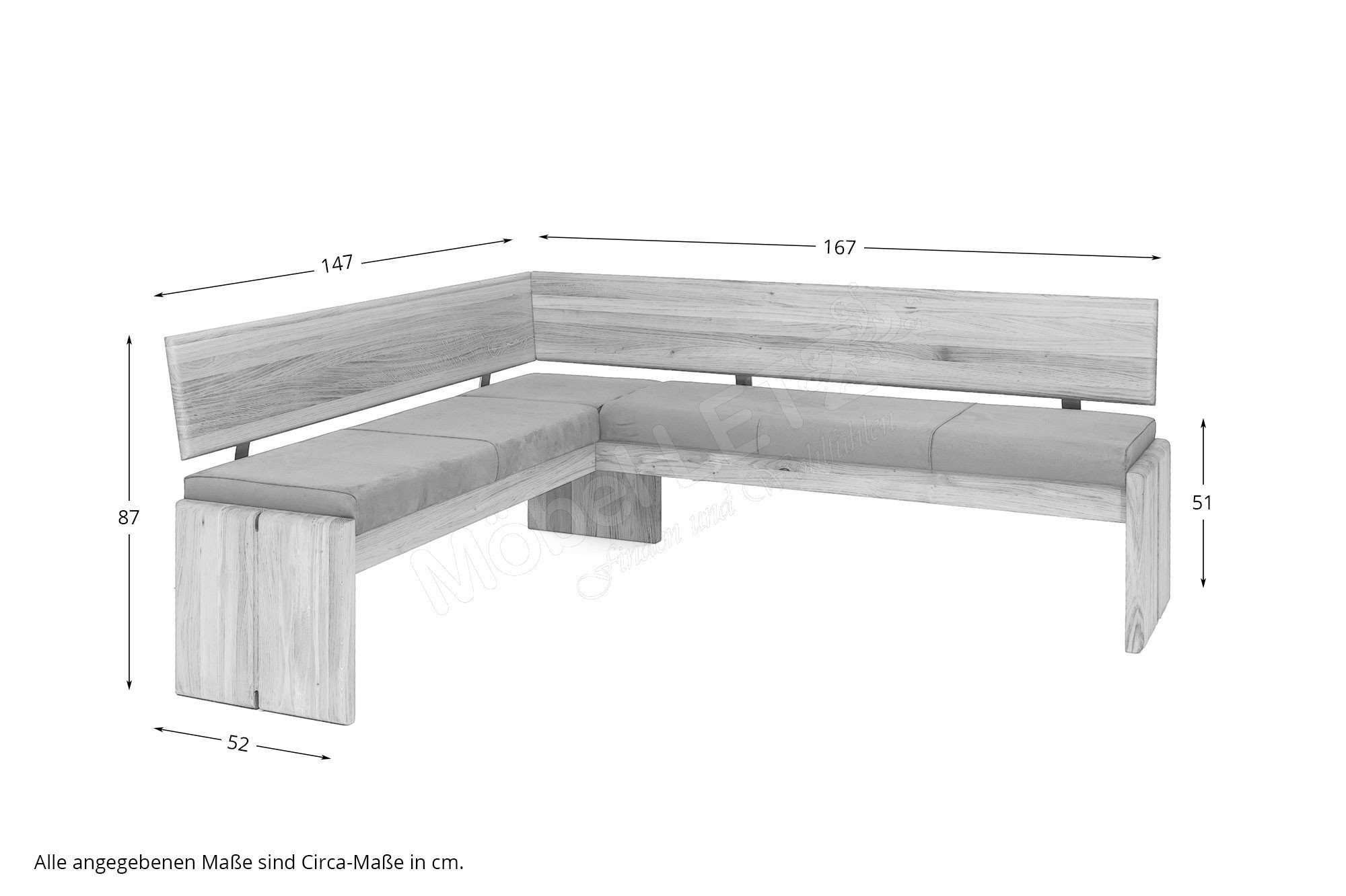 Standard Furniture Eckbank Stockholm mit Stauraumfach | Möbel Letz