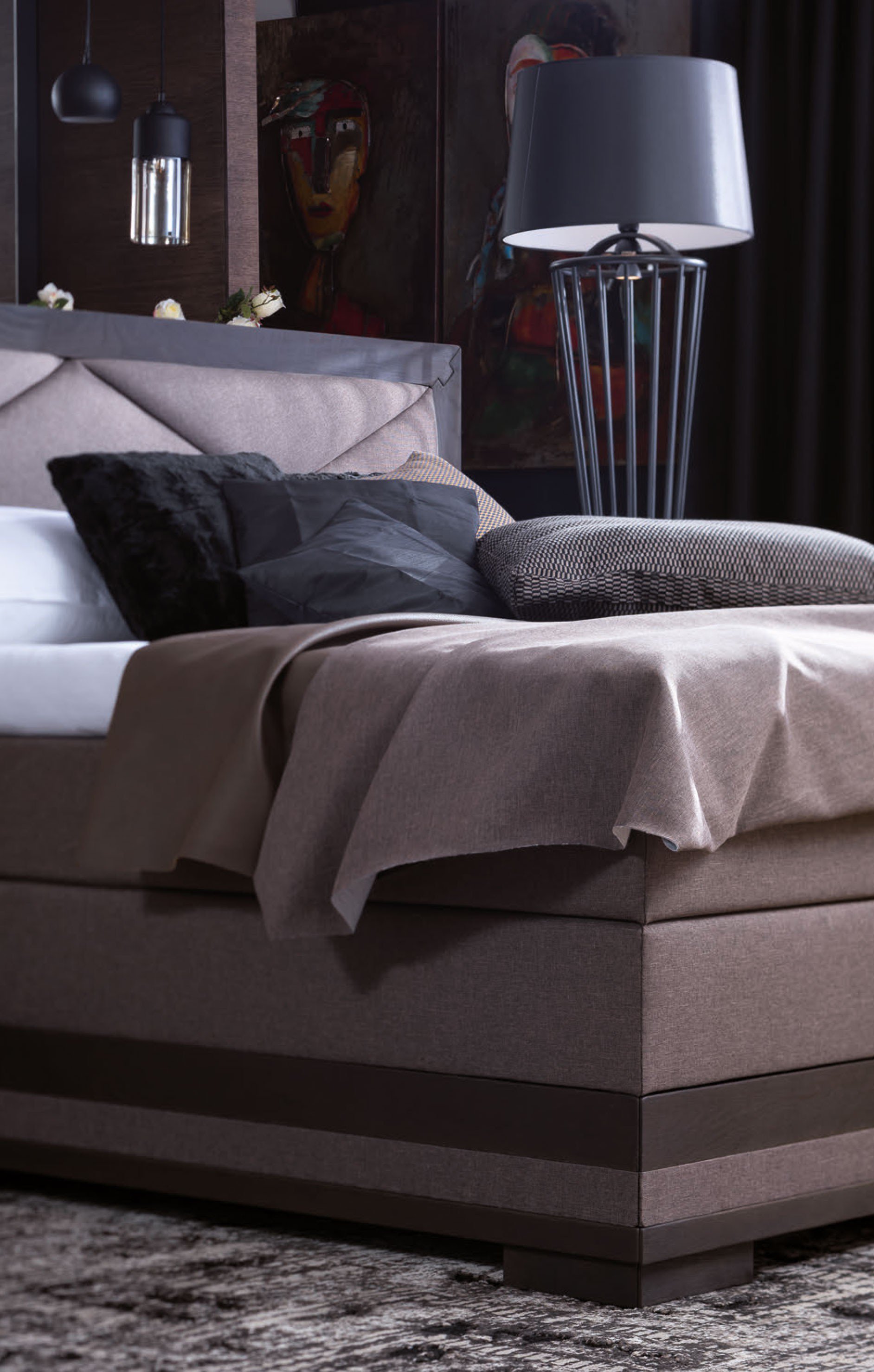 Boxspringbett Dico Diplomat / Disana BS926 in Braun