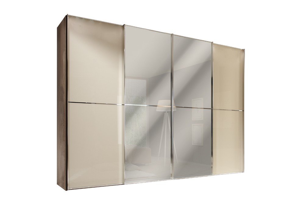 Staud Sinfonie Plus Schrank 4türig, mit Spiegel Möbel Letz Ihr