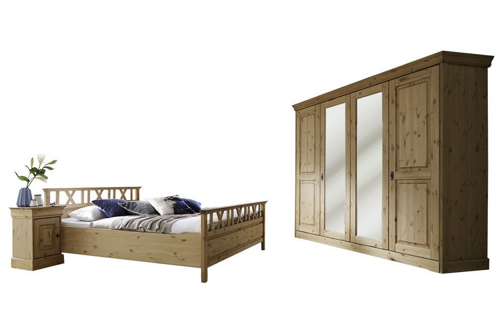 Gomab Rimini - Schlafzimmer Kiefernholz sandfarben | Möbel Letz - Ihr