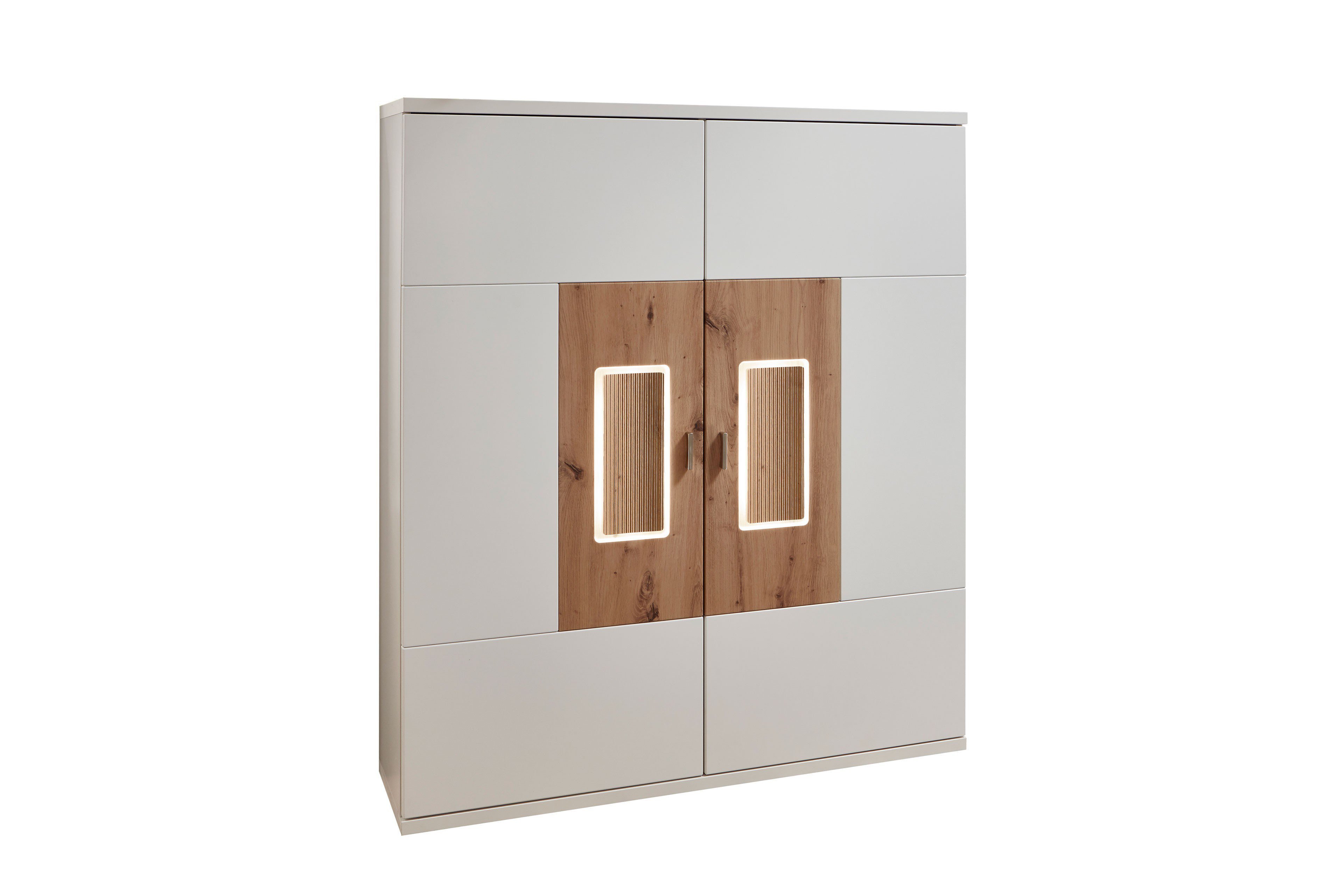 IDEAL Möbel Highboard Falan weiß/ Eiche | Möbel Letz - Ihr Online-Shop IDEAL Möbel Highboard Falan weiß/ Eiche | Möbel Letz - Ihr Online-Shop