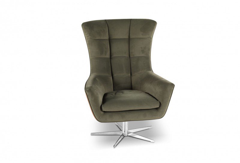 Calia Italia Designersessel grün-braun | Möbel Letz - Ihr Online-Shop | Einzelsessel