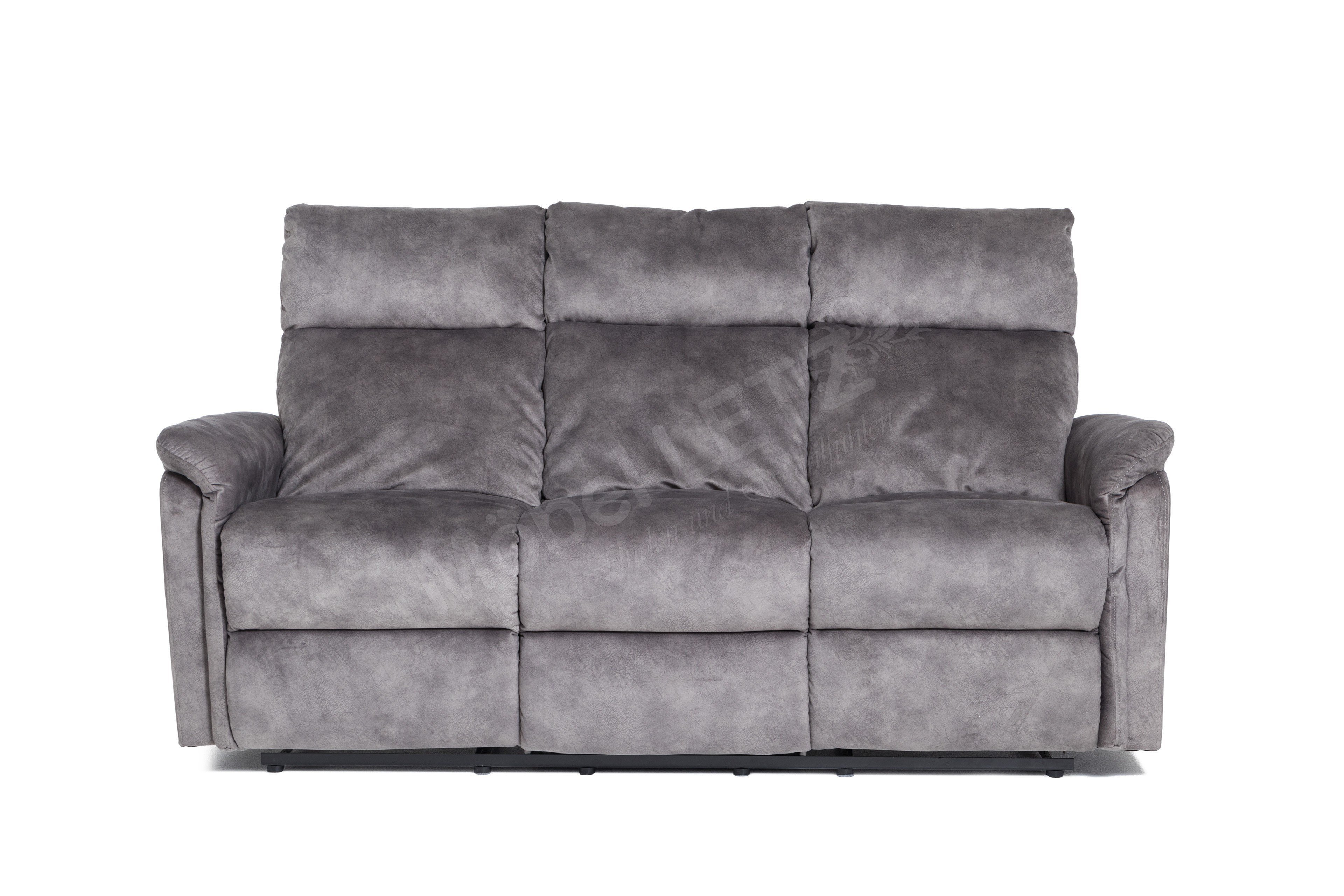 Pro.Com Amrum Einzelsofa 3-sitzig in Grau | Möbel Letz - Ihr Online-Shop