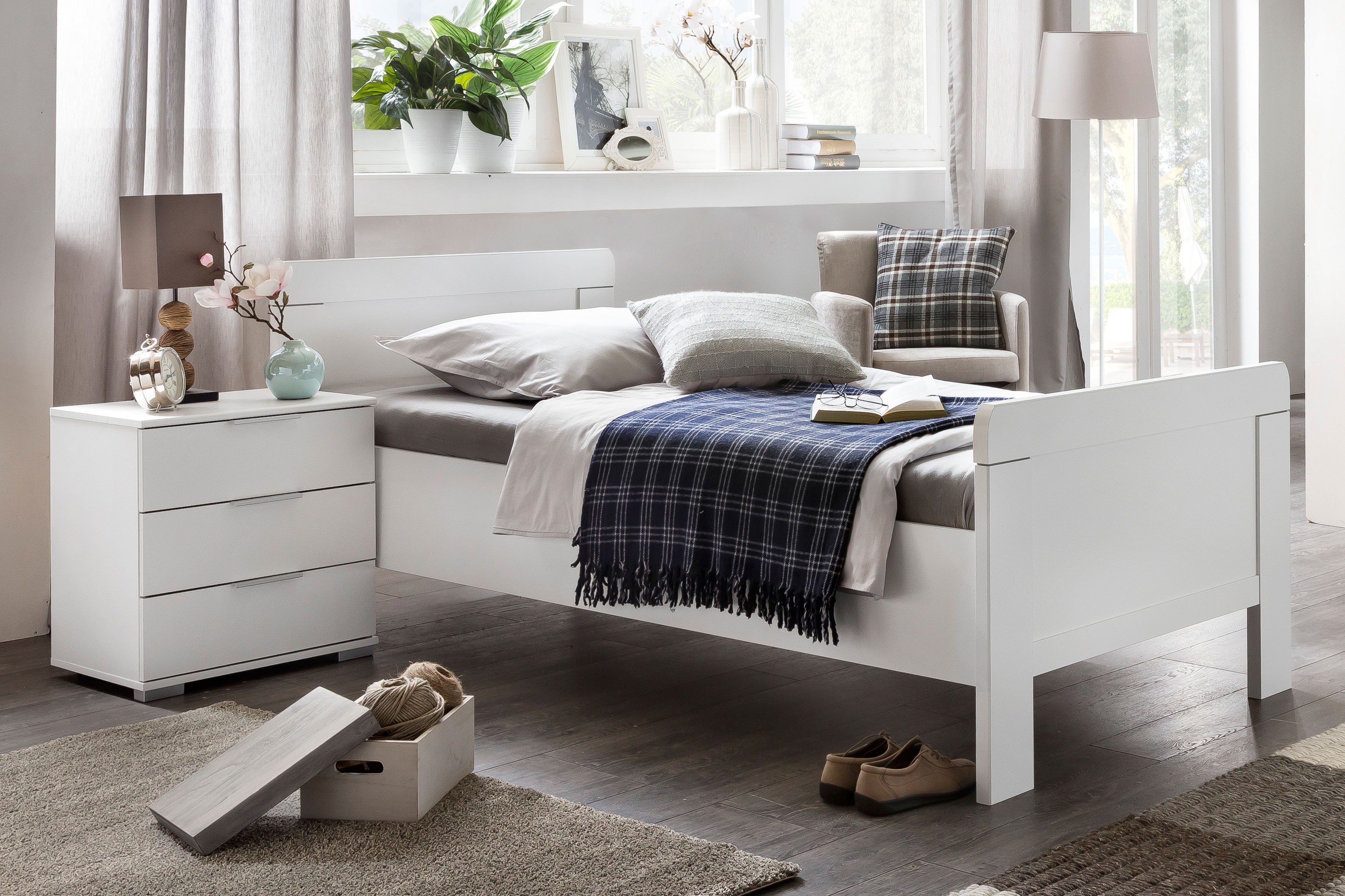 3-teilig Online-Shop Schlafzimmer-Set Möbel - Ihr | Letz Wimex Nadja