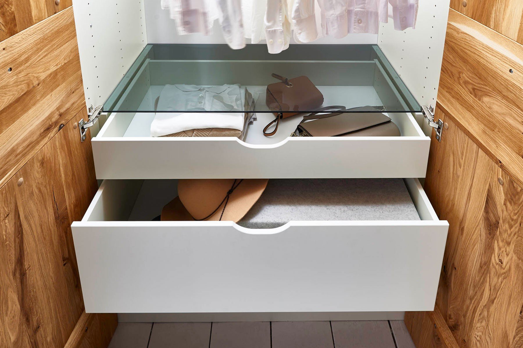 HKC Move in Schrank 4-türig Kiefernholz | Möbel Letz - Ihr Online-Shop