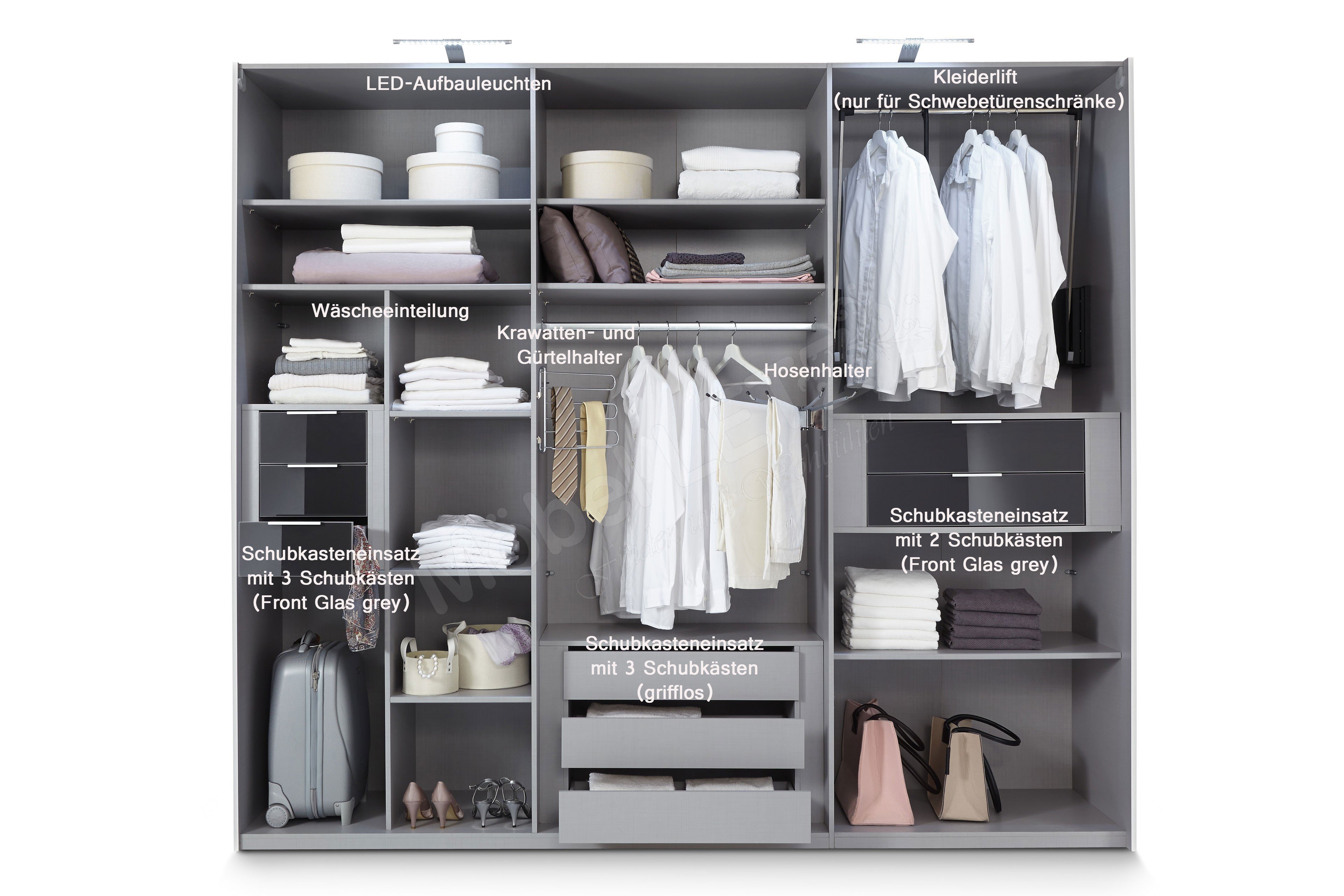 Kleiderschrank A Möbel 300 Wimex Letz cm Online-Shop | - breit 36 Level Ihr