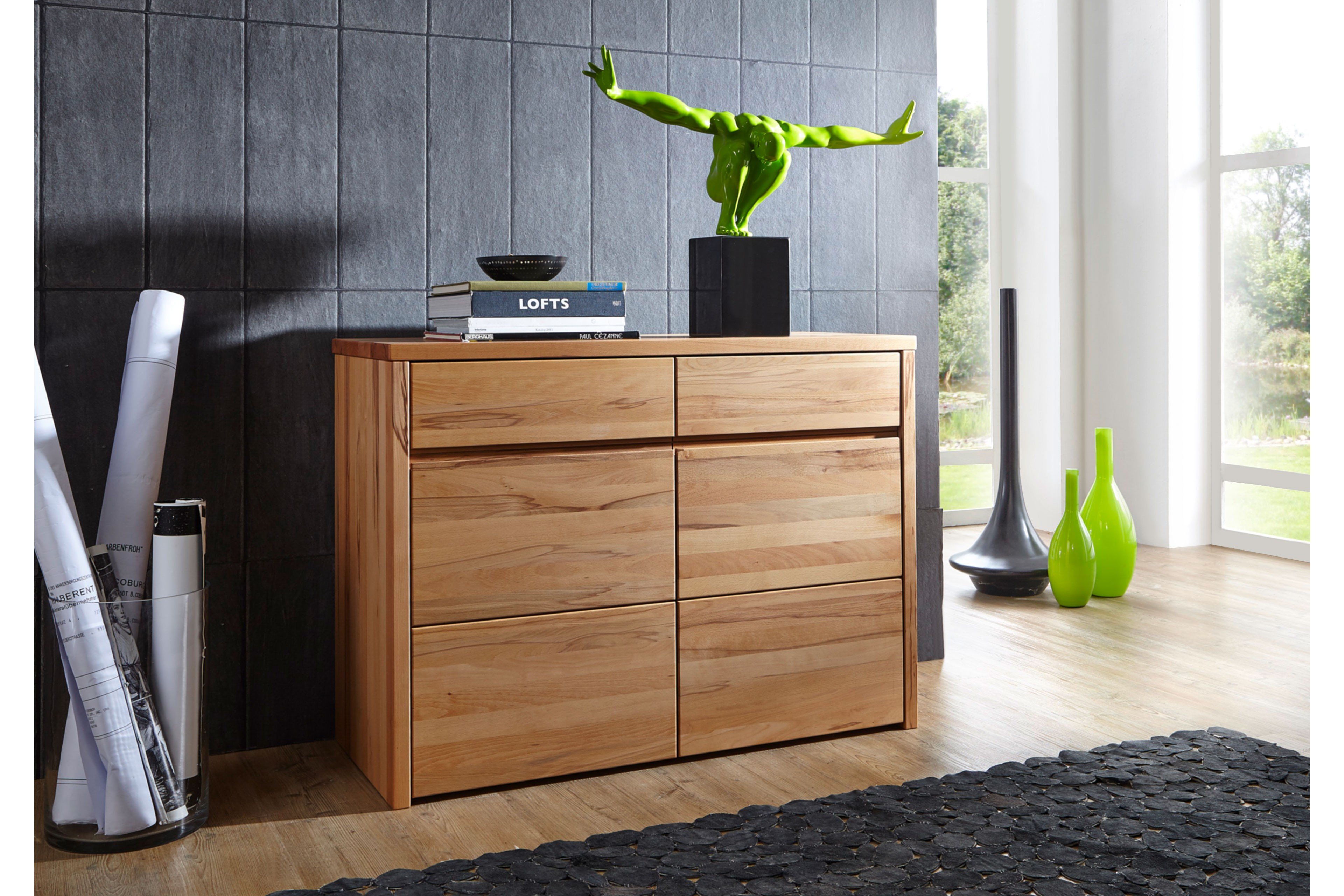 Kommode Naturholz Gelaugt Geolt - Kommode Vintage