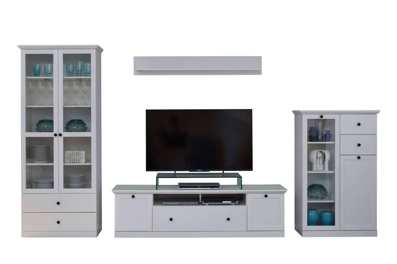 Trendteam Wohnwand 963 Baxter weiß | Möbel Letz Ihr Online-Shop