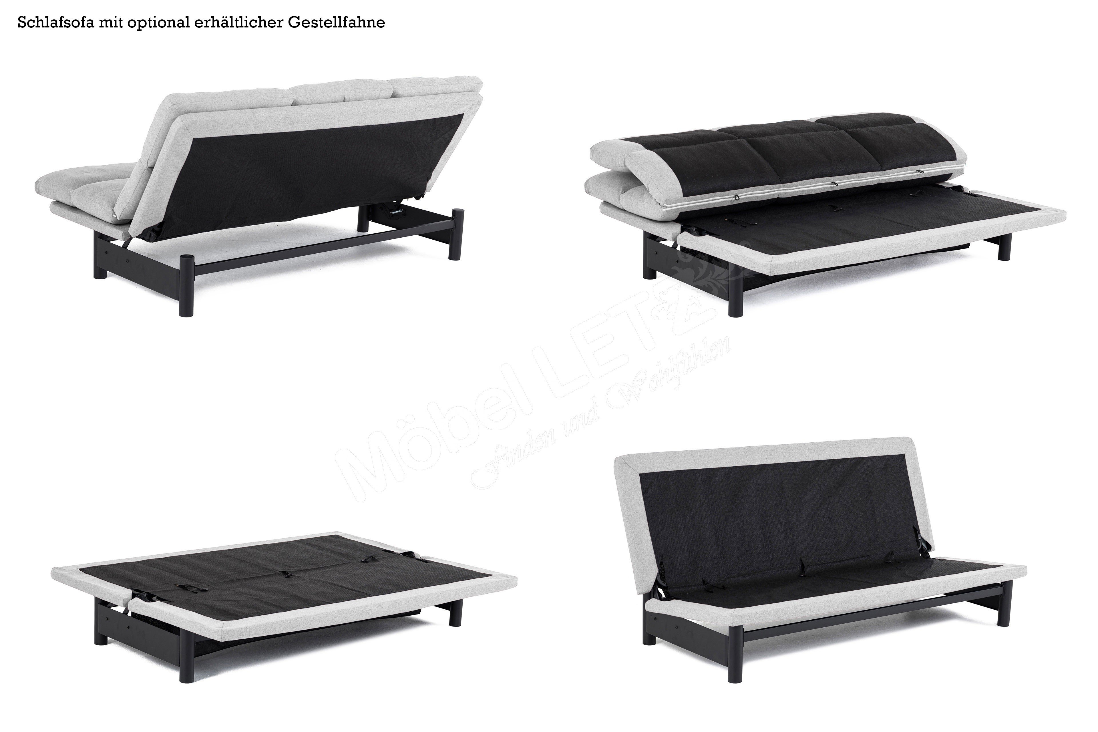 Badenia Schlafsofa Brooklyn in Hellgrau | Möbel Letz - Ihr Online-Shop