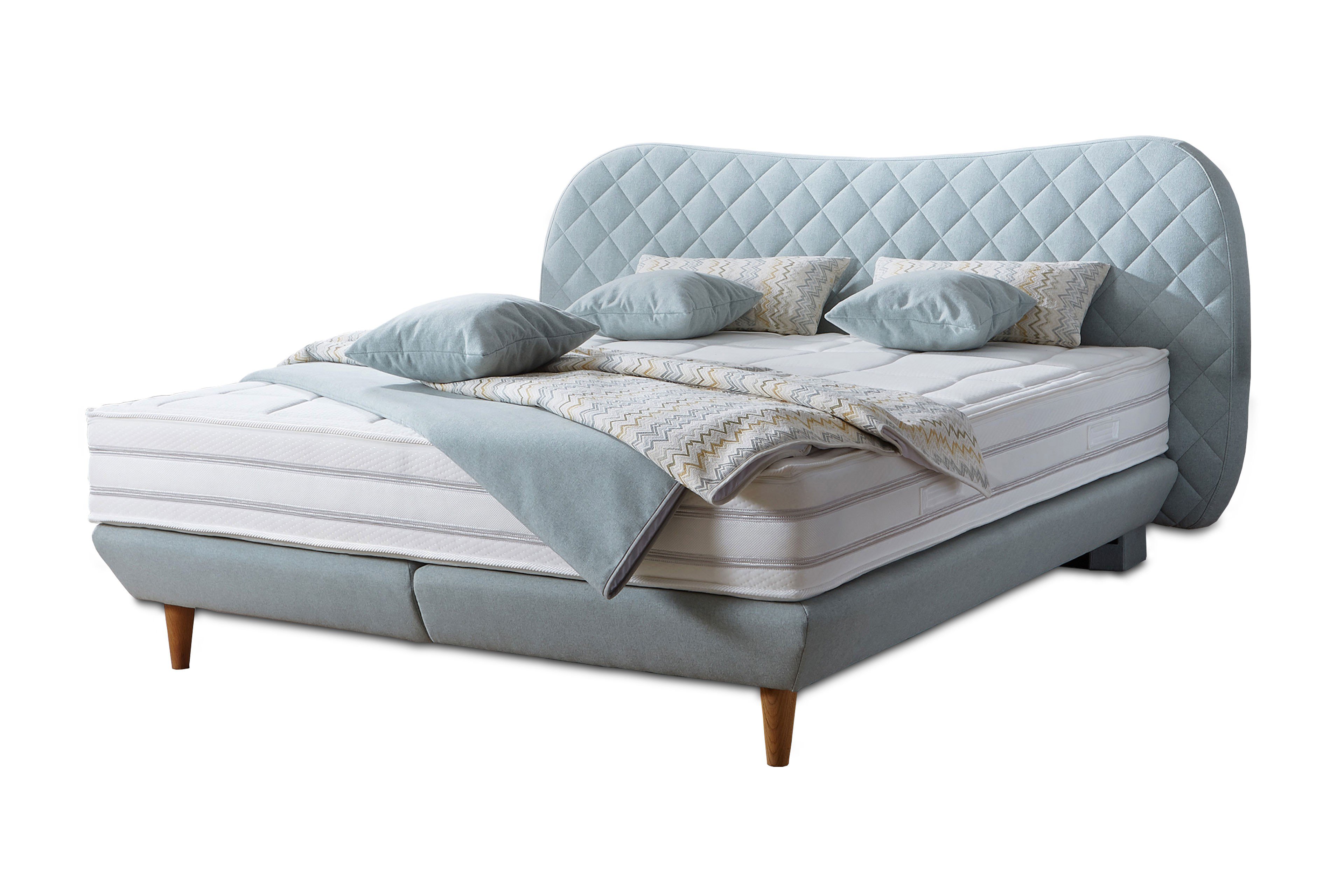 Boxspringbett Tjorben von Skandinavische Möbel in Mint | Möbel Letz ...