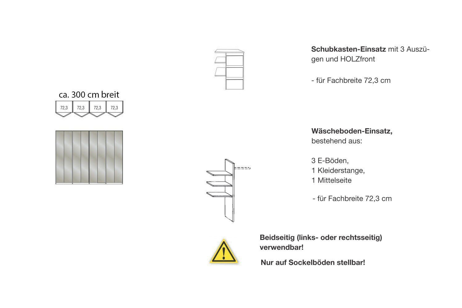 grau-weiß Wiemann 2000 Falttüren | Monaco Möbel Schrank Online-Shop Ihr Letz -