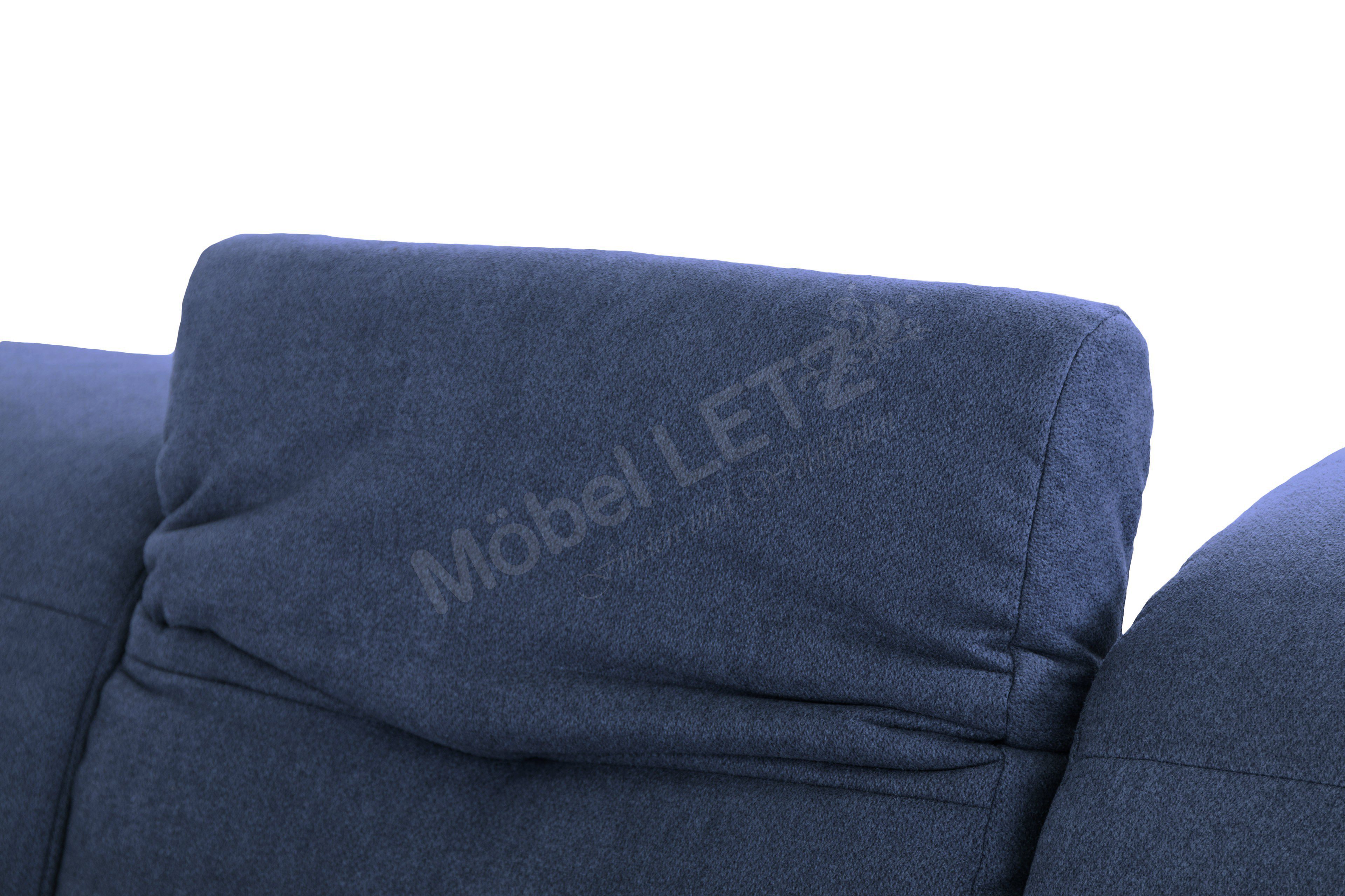 Poco Polstermöbel Canberra Polsterecke in Dunkelblau | Möbel Letz - Ihr