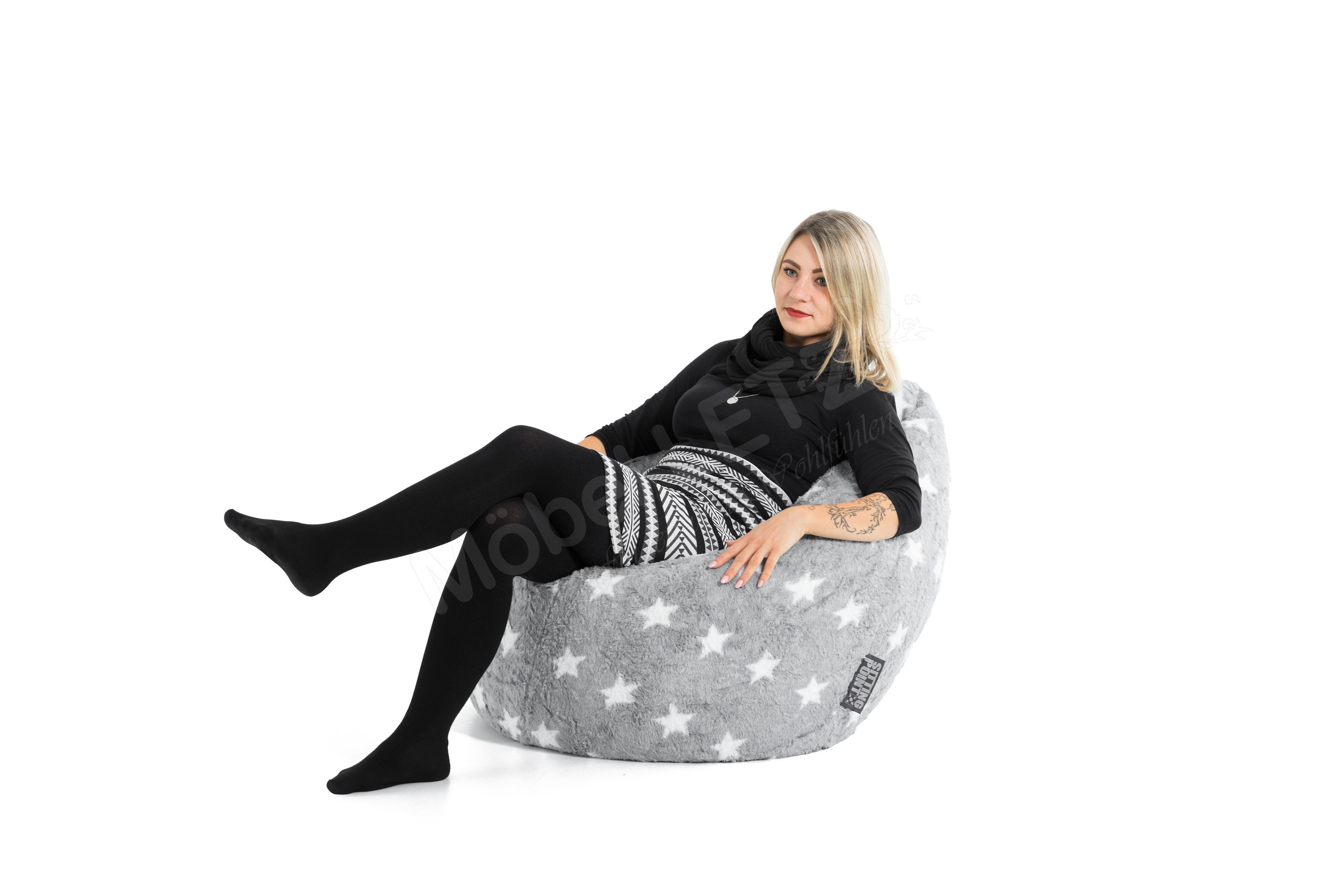 Ihr Sitzsack - Letz Grau | in Online-Shop Möbel BeanBag Stars Magma XL Fluffy