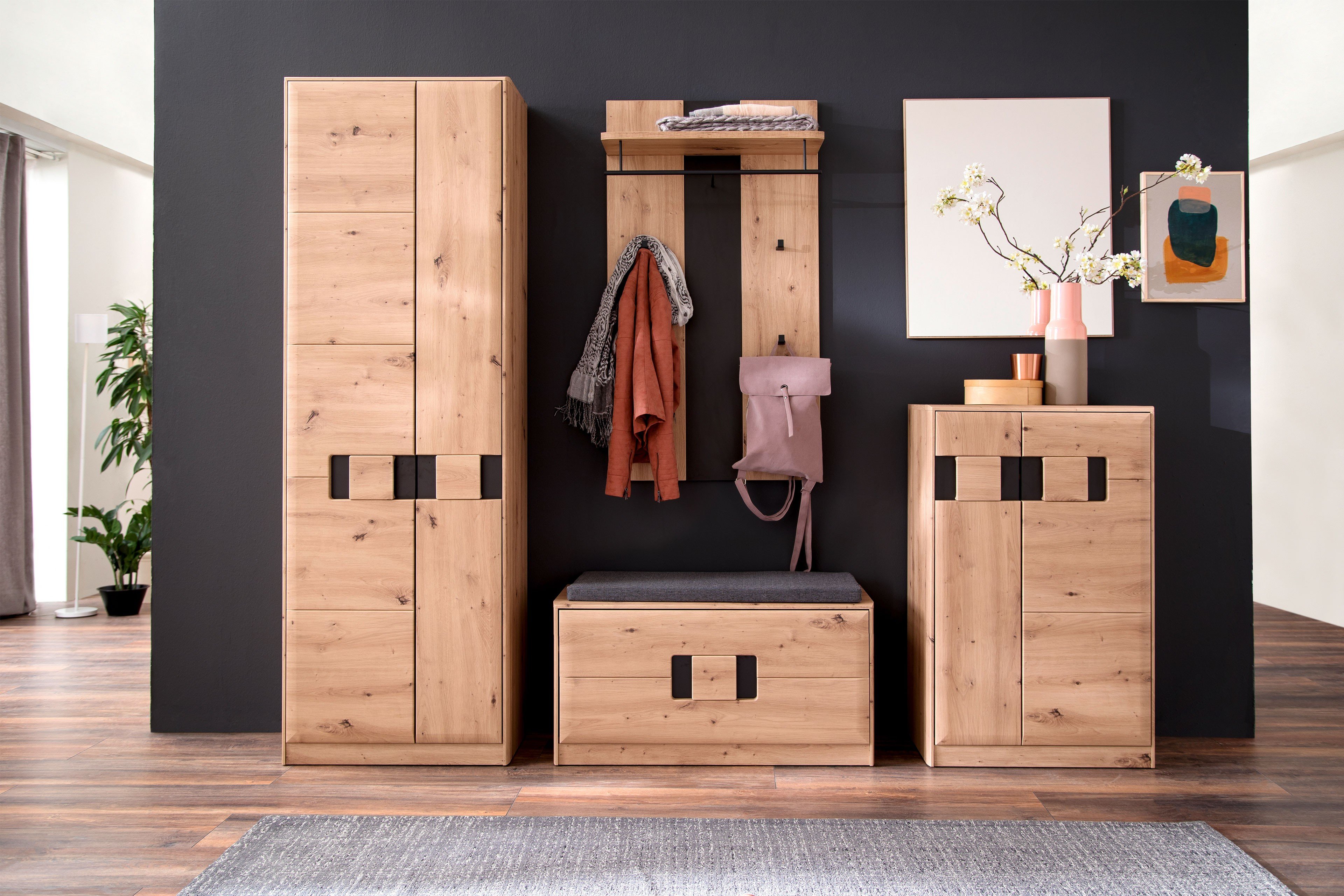 Garderobe Argos in Balkeneiche - MCA furniture | Möbel Letz - Ihr  Online-Shop | Garderobenschränke