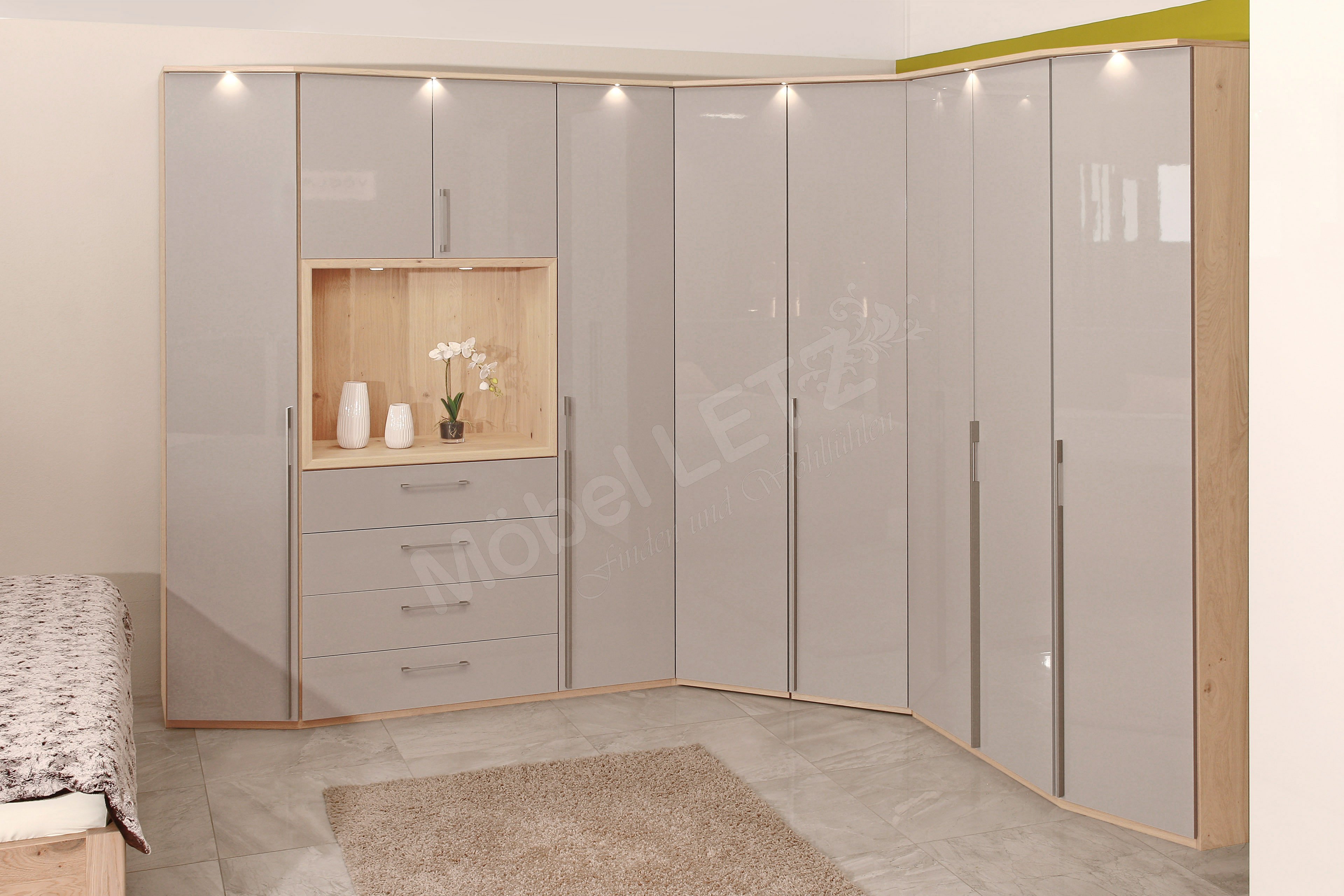 Disselkamp Schlafzimmer Eiche-Furnier - taupe | Möbel Letz - Ihr Online