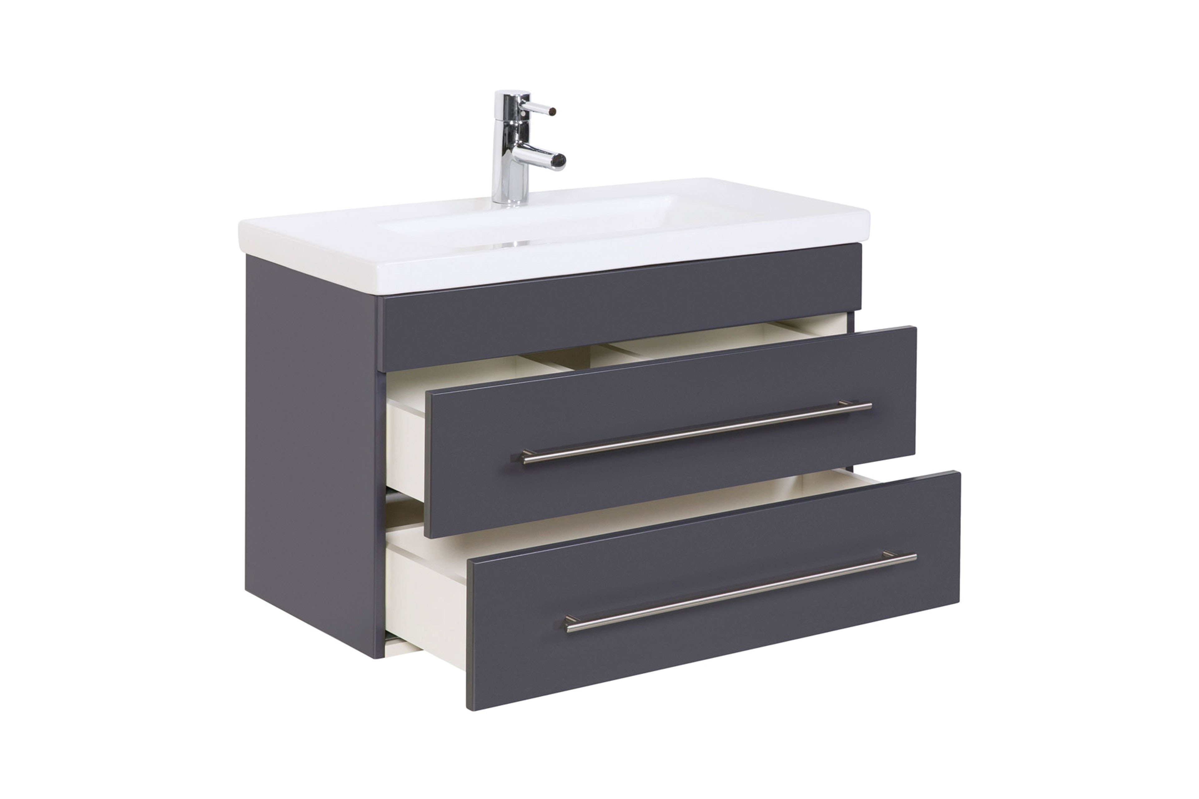 Posseik Waschplatz Portus anthrazit Seidenglanz & Keramik | Möbel Letz