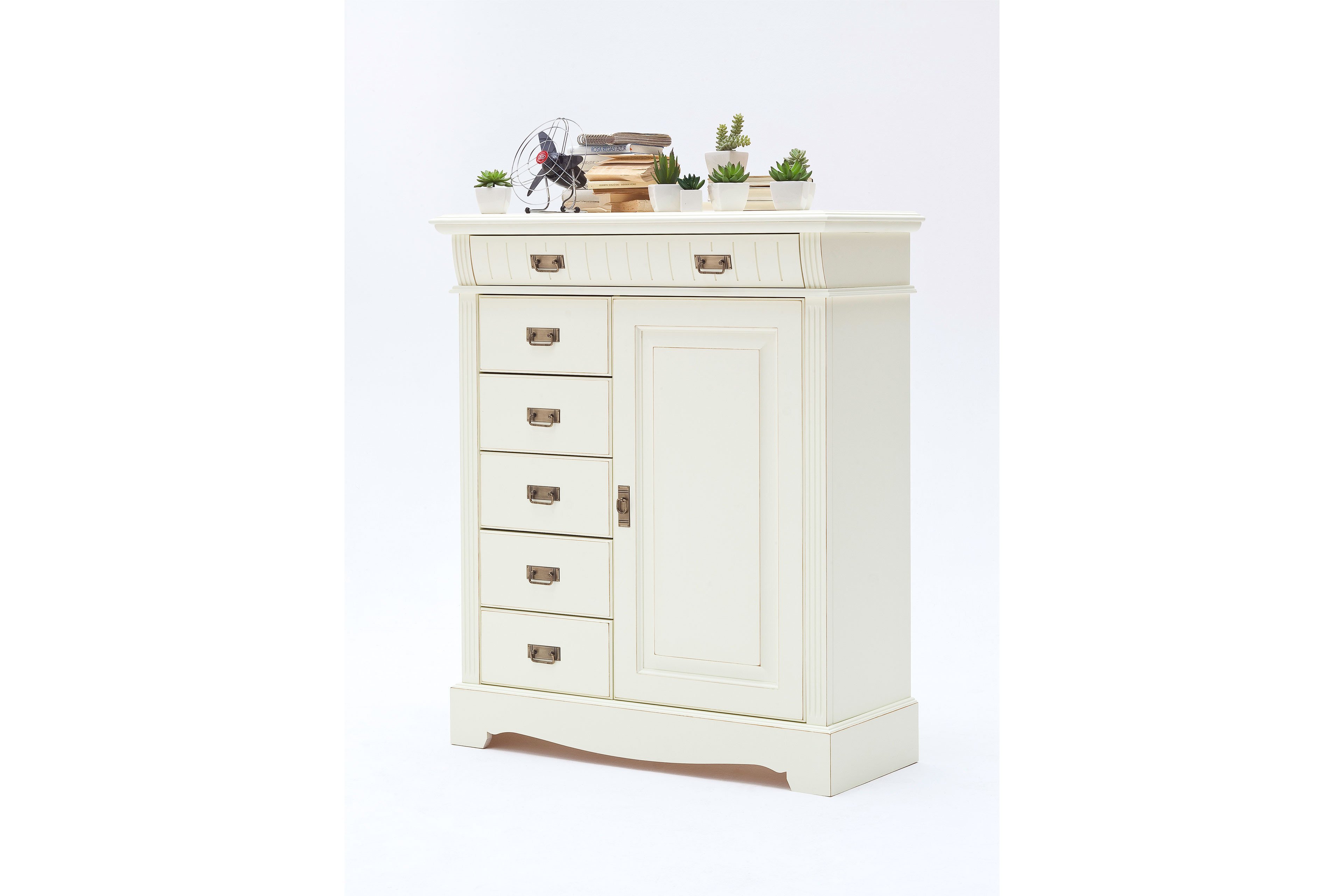 Gomab Highboard Paris 8126M champagnerfarbig Möbel Letz