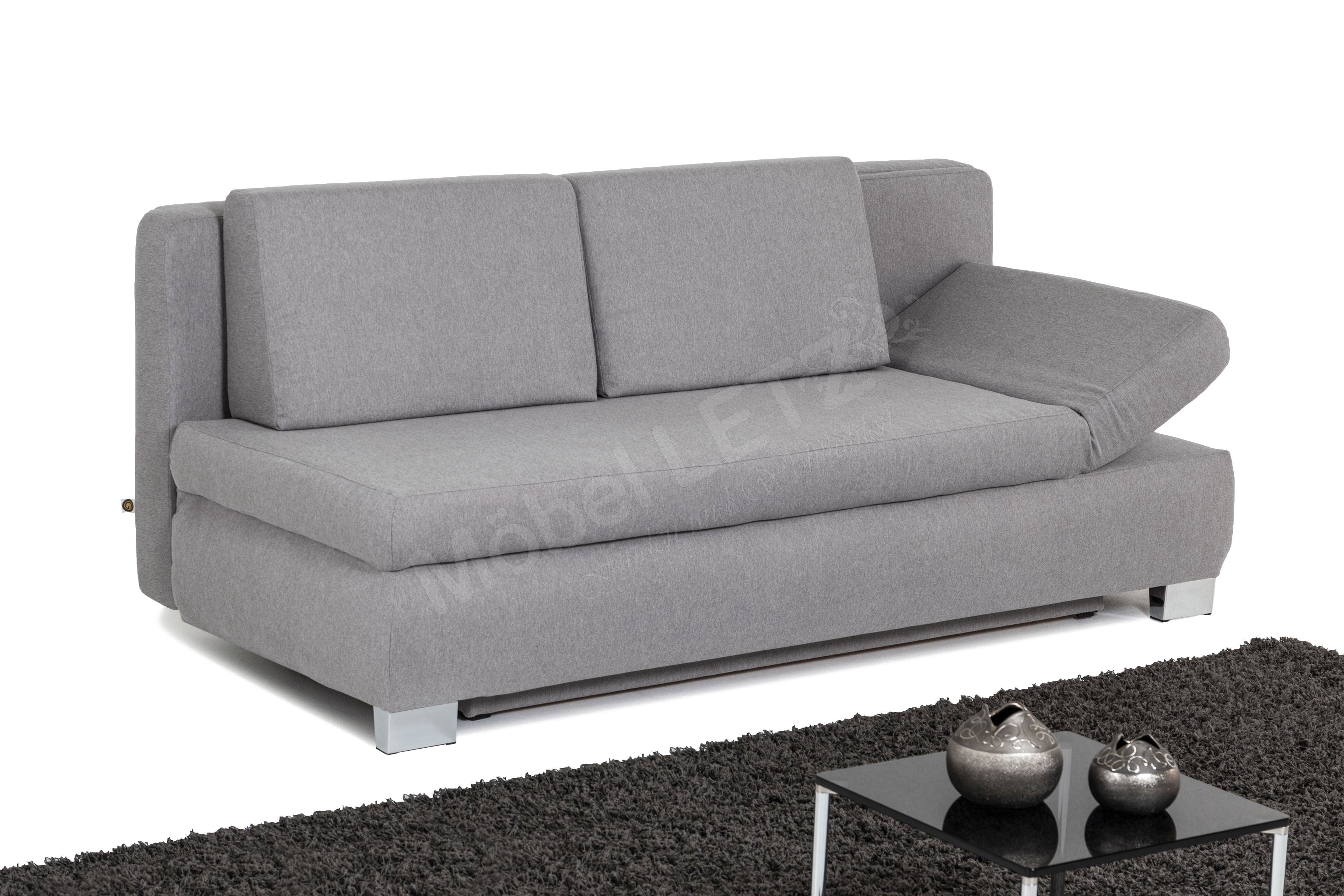 Goldammer Schlafsofa Holly / My Comfort hellgrau Möbel Letz Ihr