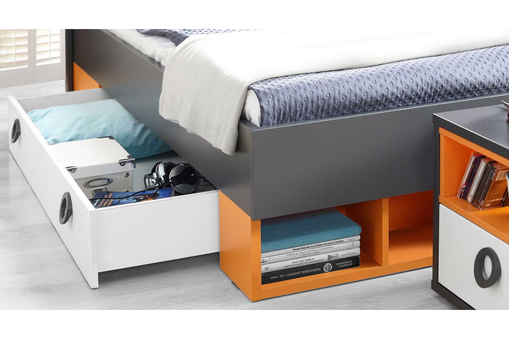 Forte Colors Jugendbett mit Stauraum | Möbel Letz - Ihr Online-Shop