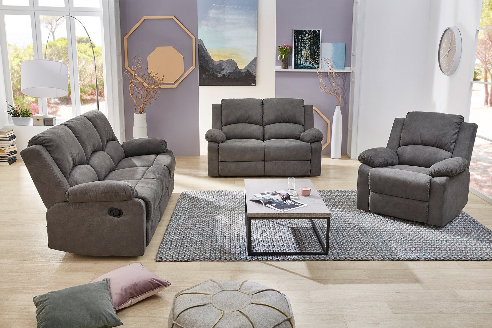 Möbel Pro.Com Ihr 2-sitzig Online-Shop anthrazit Letz Sofa | Dakota -