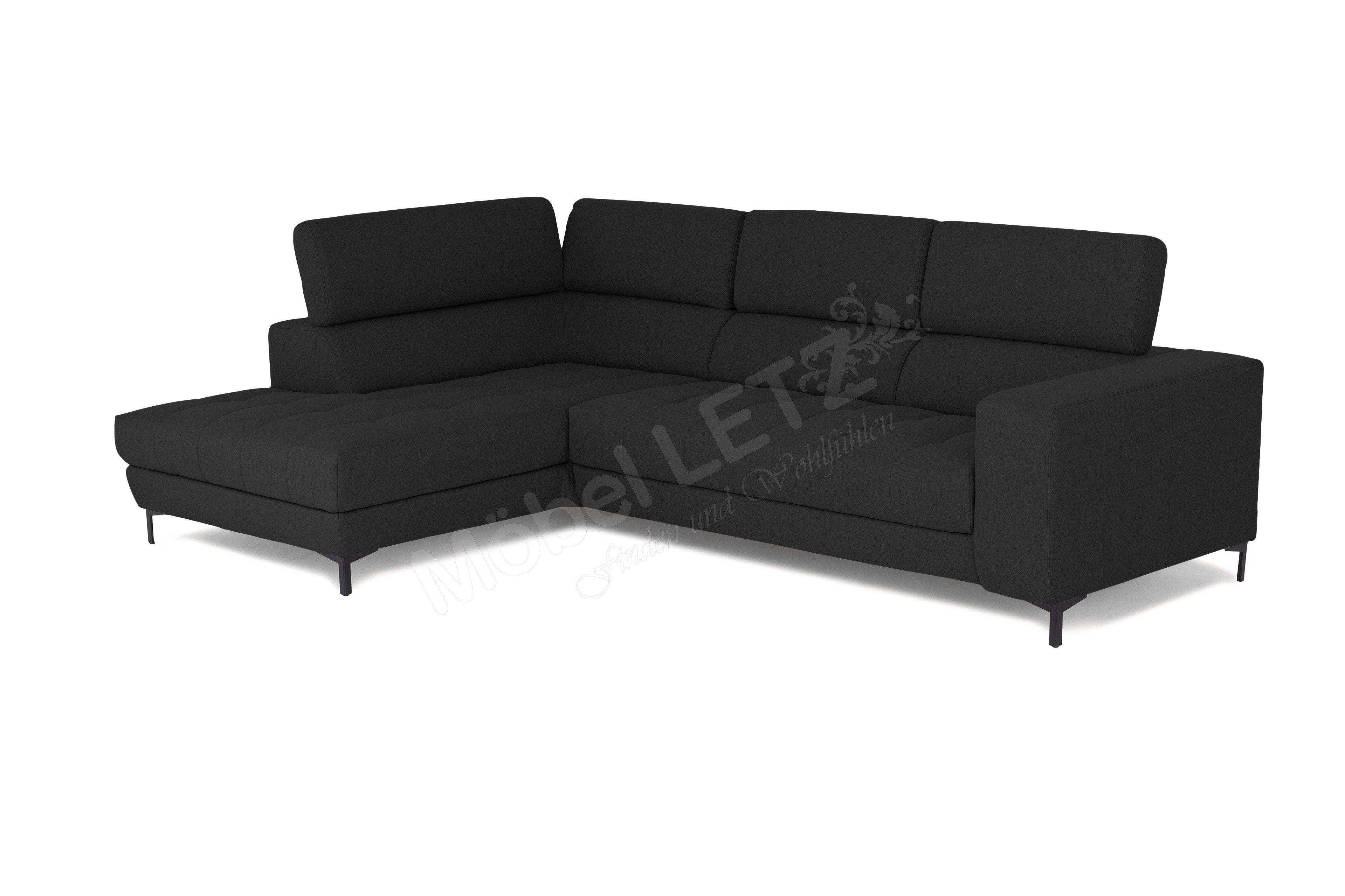 ADA Alina living 7564 Ecksofa in Schwarz | Möbel Letz - Ihr Online-Shop