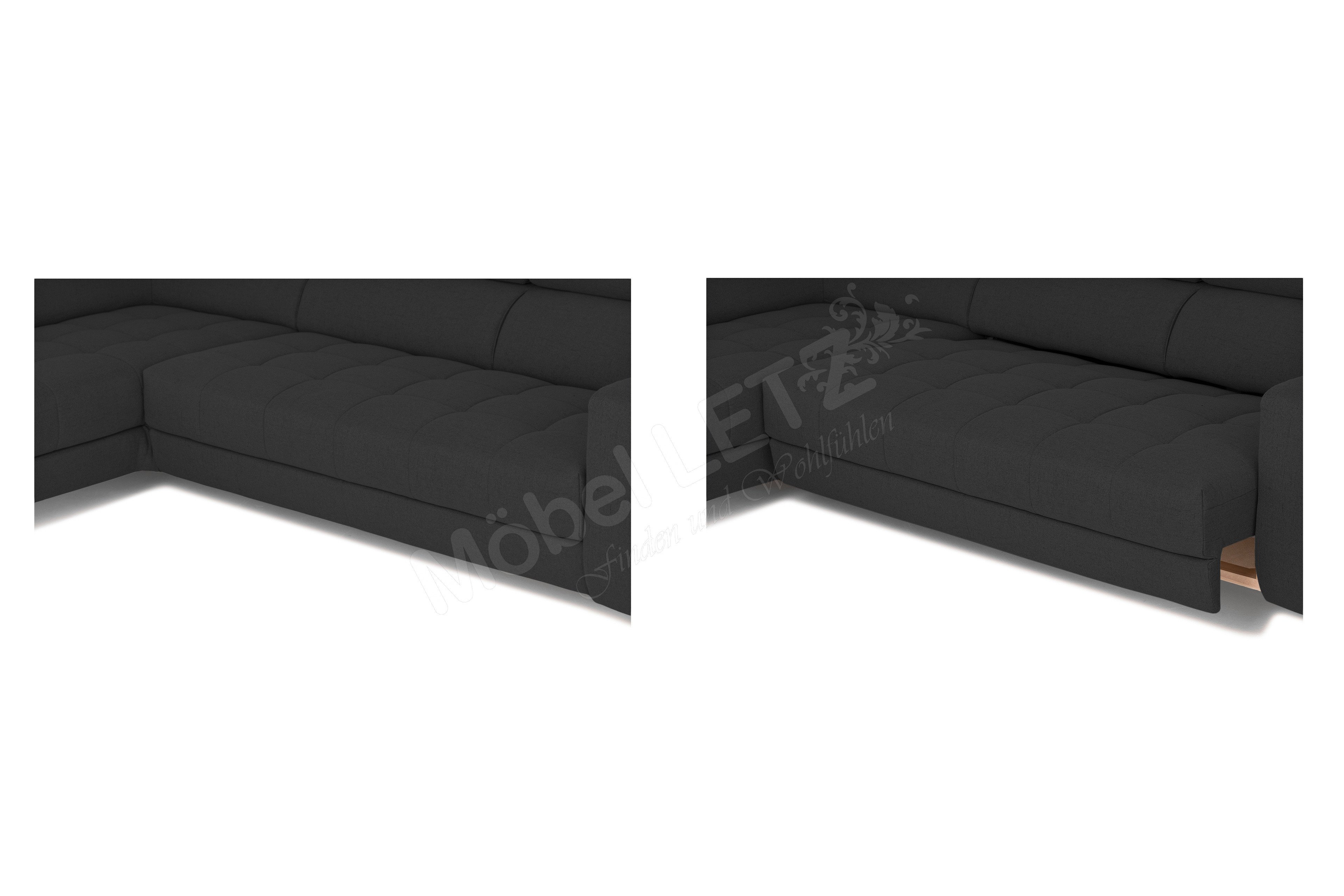 ADA Alina living 7564 Ecksofa in Schwarz | Möbel Letz - Ihr Online-Shop