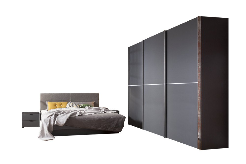 Express One Schlafzimmer-Set graphit | Möbel Letz - Ihr Online-Shop