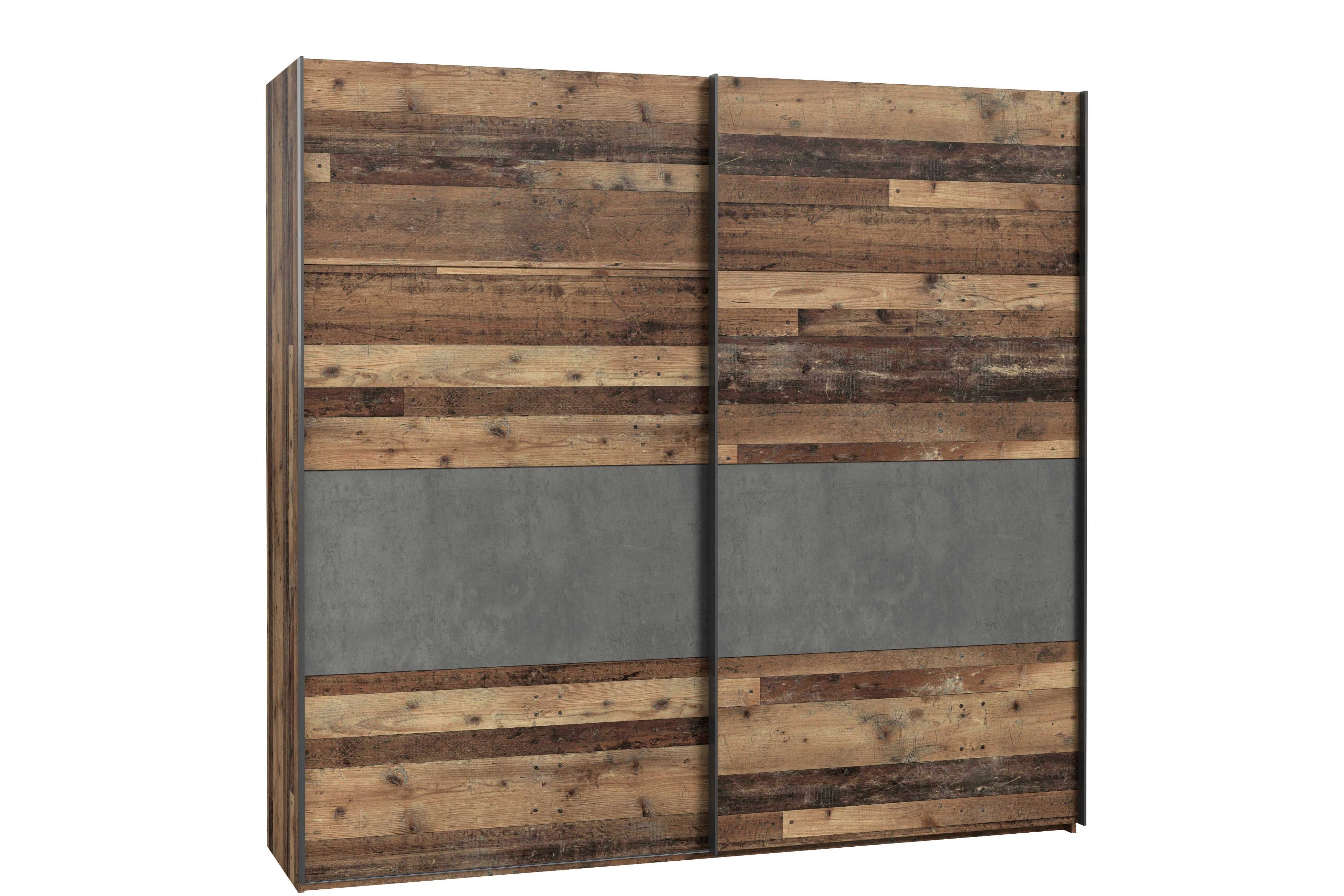 Forte Clif Schrank Old Wood Vintage - betongrau | Möbel Letz - Ihr  Online-Shop
