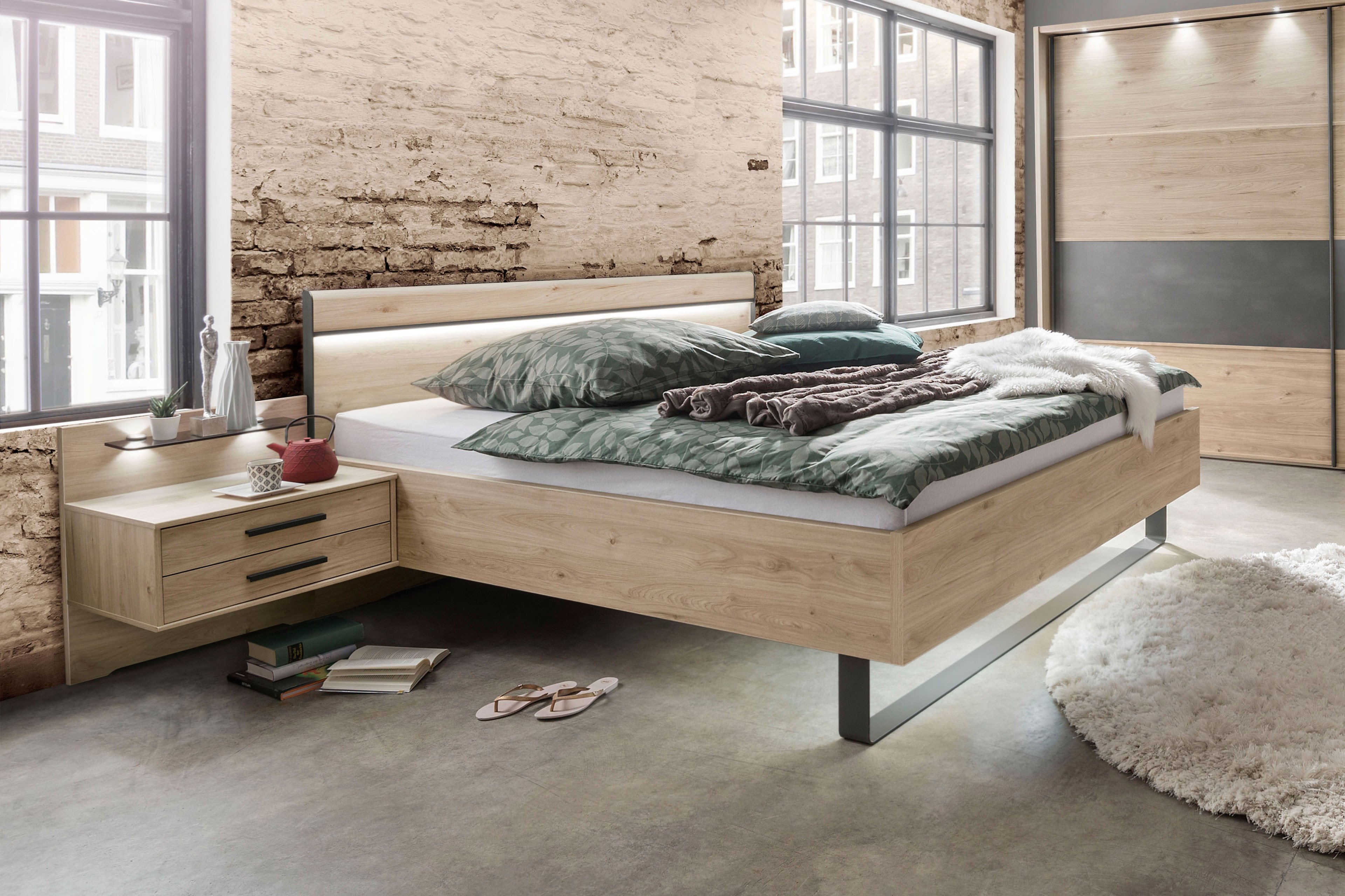 Wiemann Brüssel Schlafzimmer Steineiche | Möbel Letz - Ihr Online-Shop | Einlegeböden