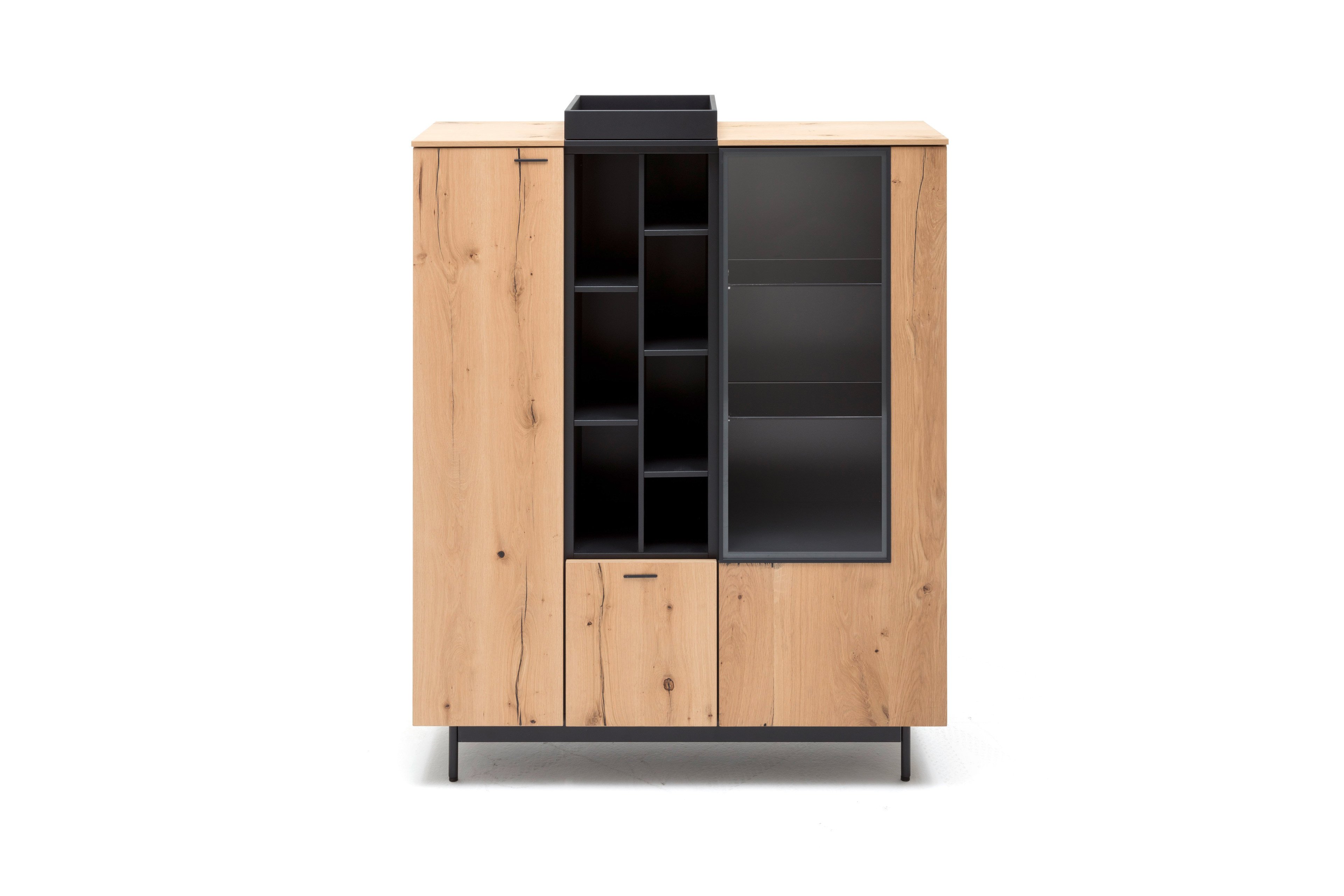 Gwinner Style Highboard Mit Akzent Regal Und Tablar Mobel Letz Ihr Online Shop