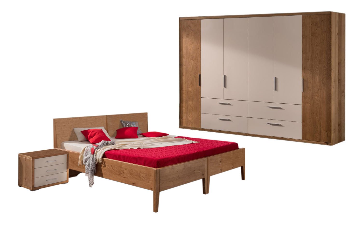 Dietz Cortina Schlafzimmer Wildeiche - creme | Möbel Letz - Ihr Online-Shop