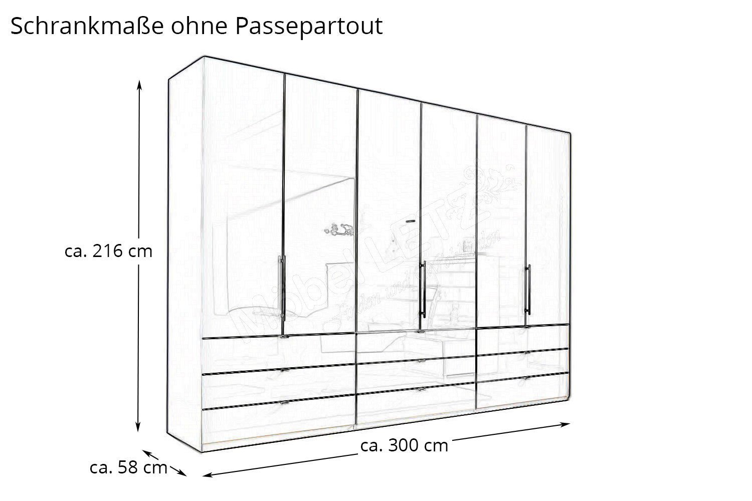 Wiemann Loft Schrank 9 Auszüge Glas kieselgrau | Möbel Letz - Ihr  Online-Shop