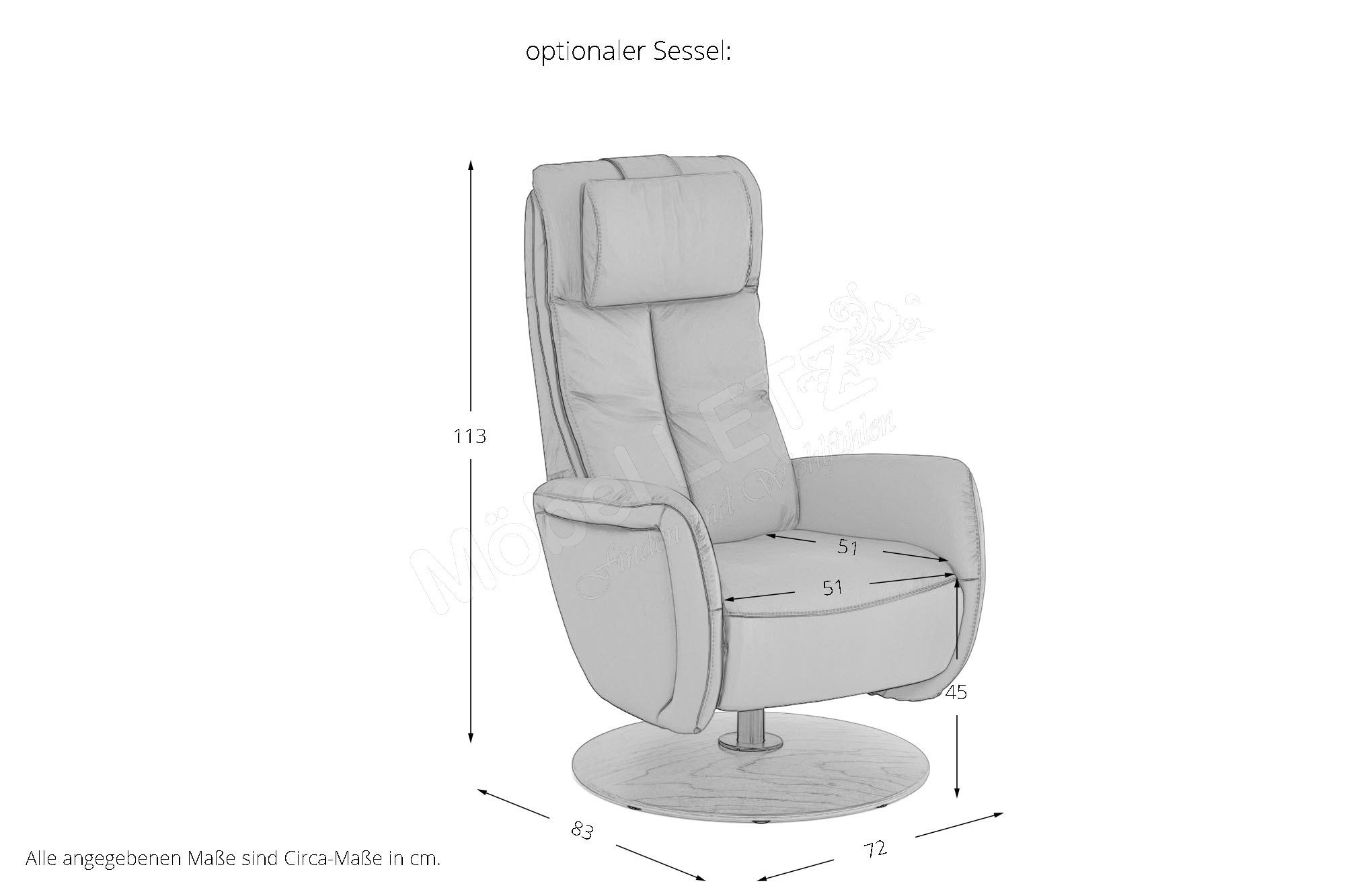 Planpolster Hillsboro Polstergarnitur in grau | Möbel Letz - Ihr Online