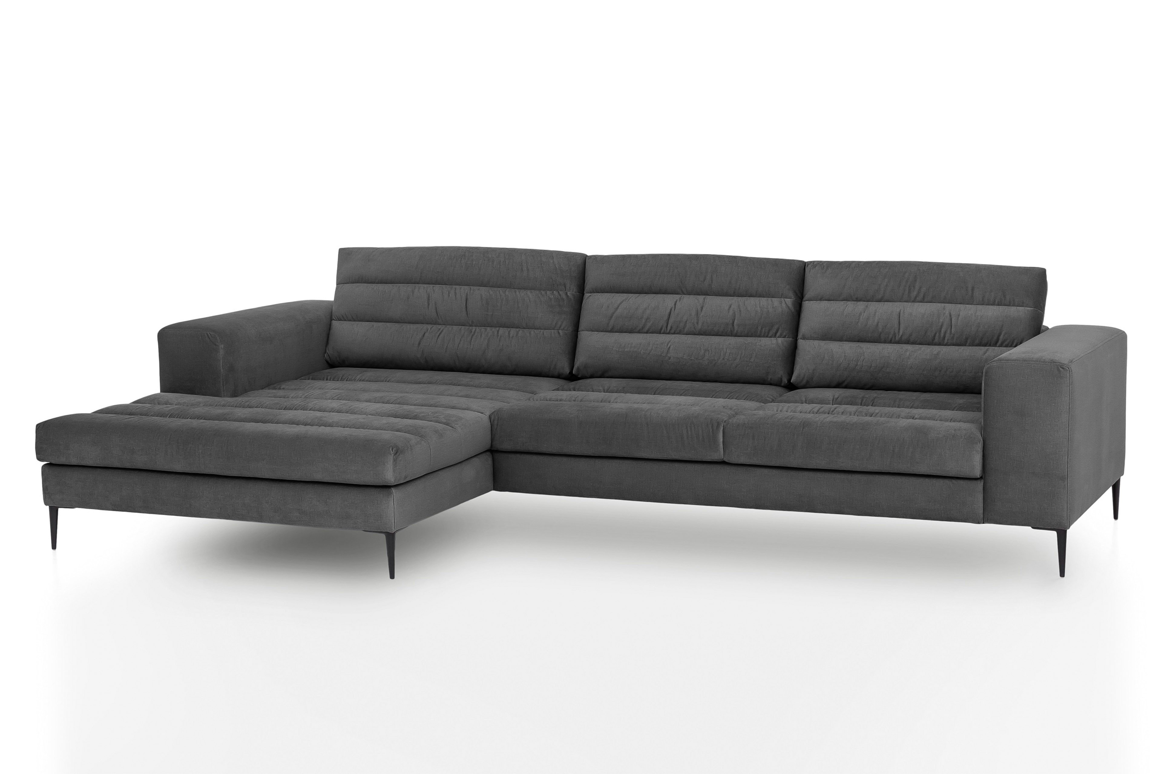 New Look Möbel Arabella Ecksofa in Anthrazit | Möbel Letz - Ihr Online-Shop