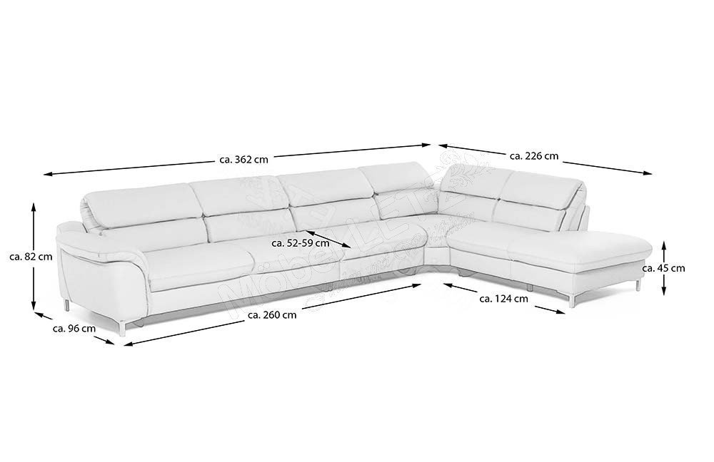 Planpolster Hillsboro Polstergarnitur in Grau | Möbel Letz - Ihr Online