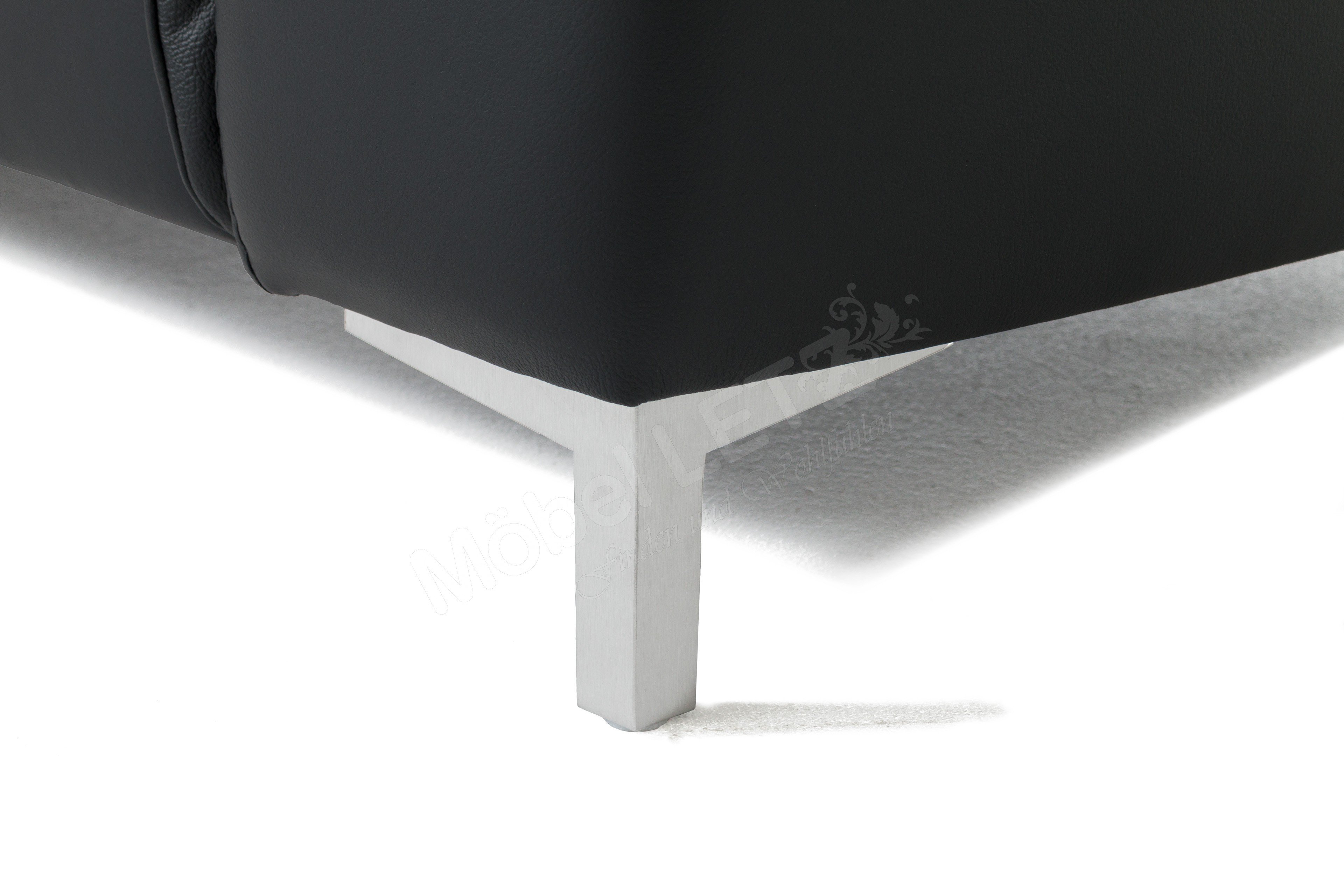 Planpolster Hillsboro 3-2-Garnitur in Schwarz | Möbel Letz - Ihr Online