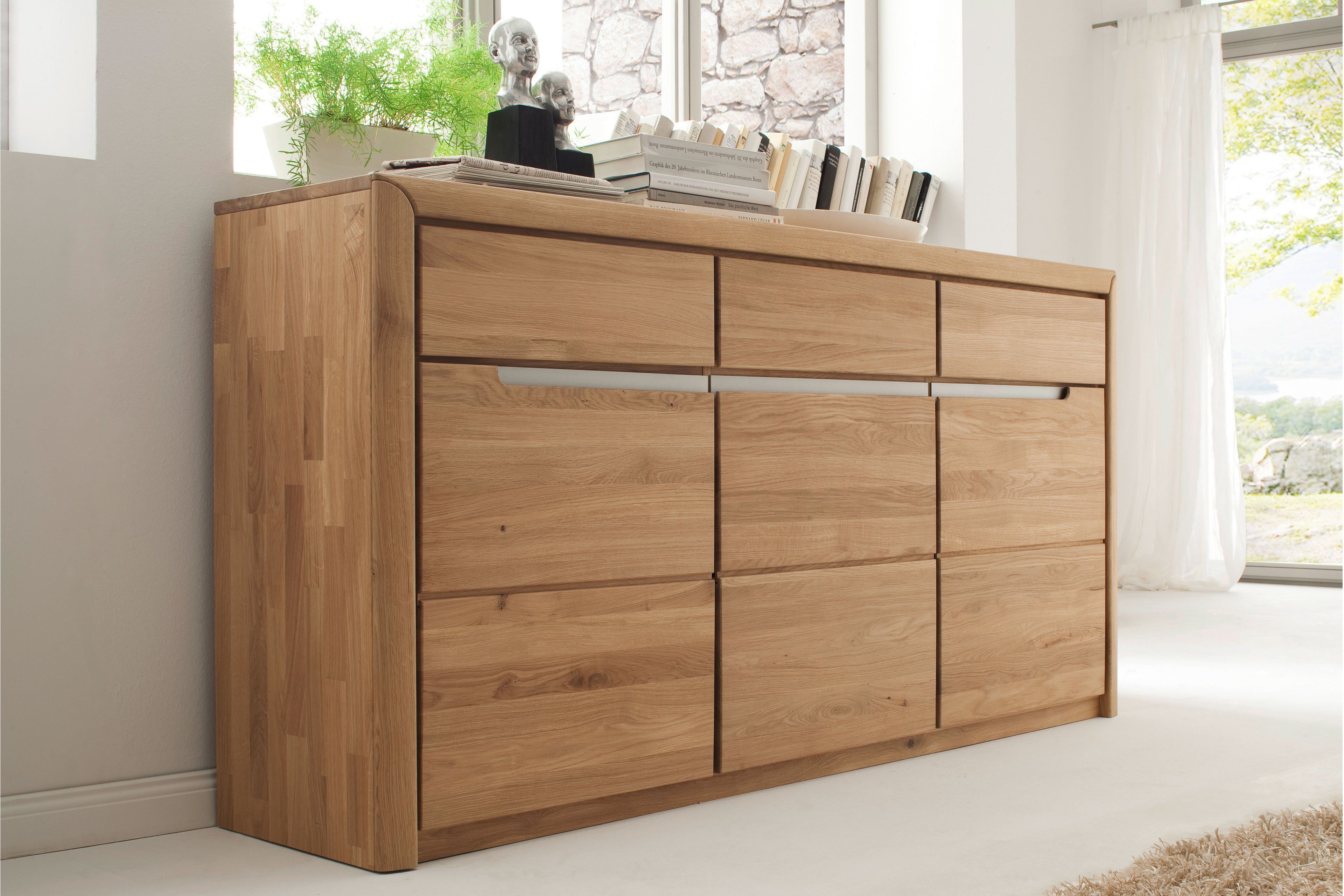 Quadrato Sideboard Florenz 49 Wildeiche bianco | Möbel Letz - Ihr