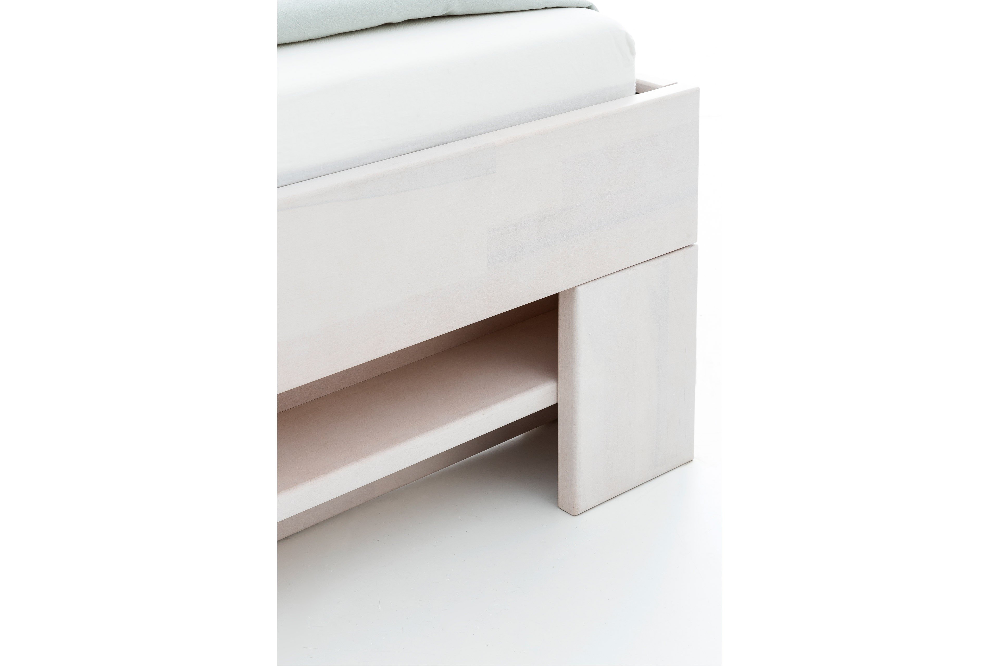 WOODLIVE Easy Bett weiß mit Schubladen | Möbel Letz - Ihr Online-Shop