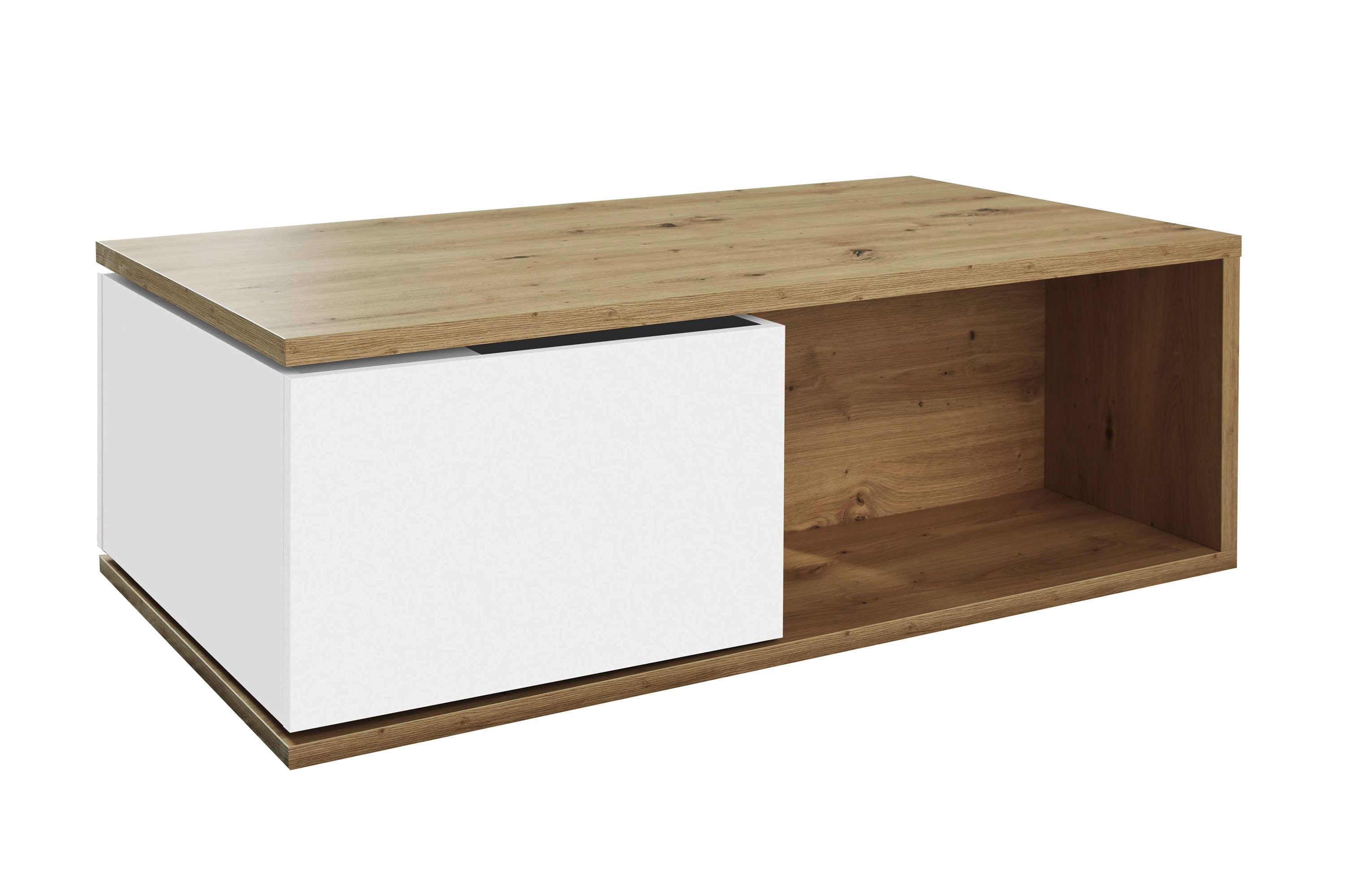 Trendteam Couchtisch 197 Universal Artisan Eiche/ weiß