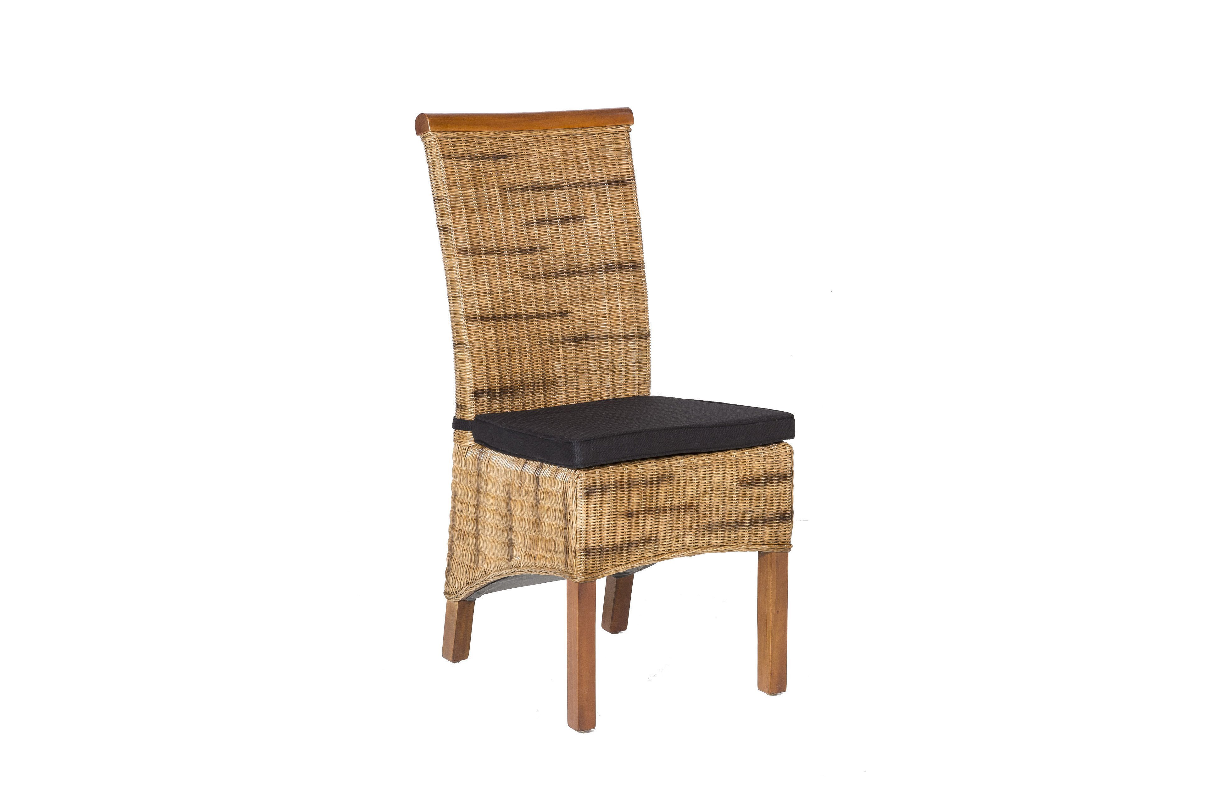 SIT Möbel Stuhl Rattan Vintage mit Sitzkissen Möbel Letz Ihr Online