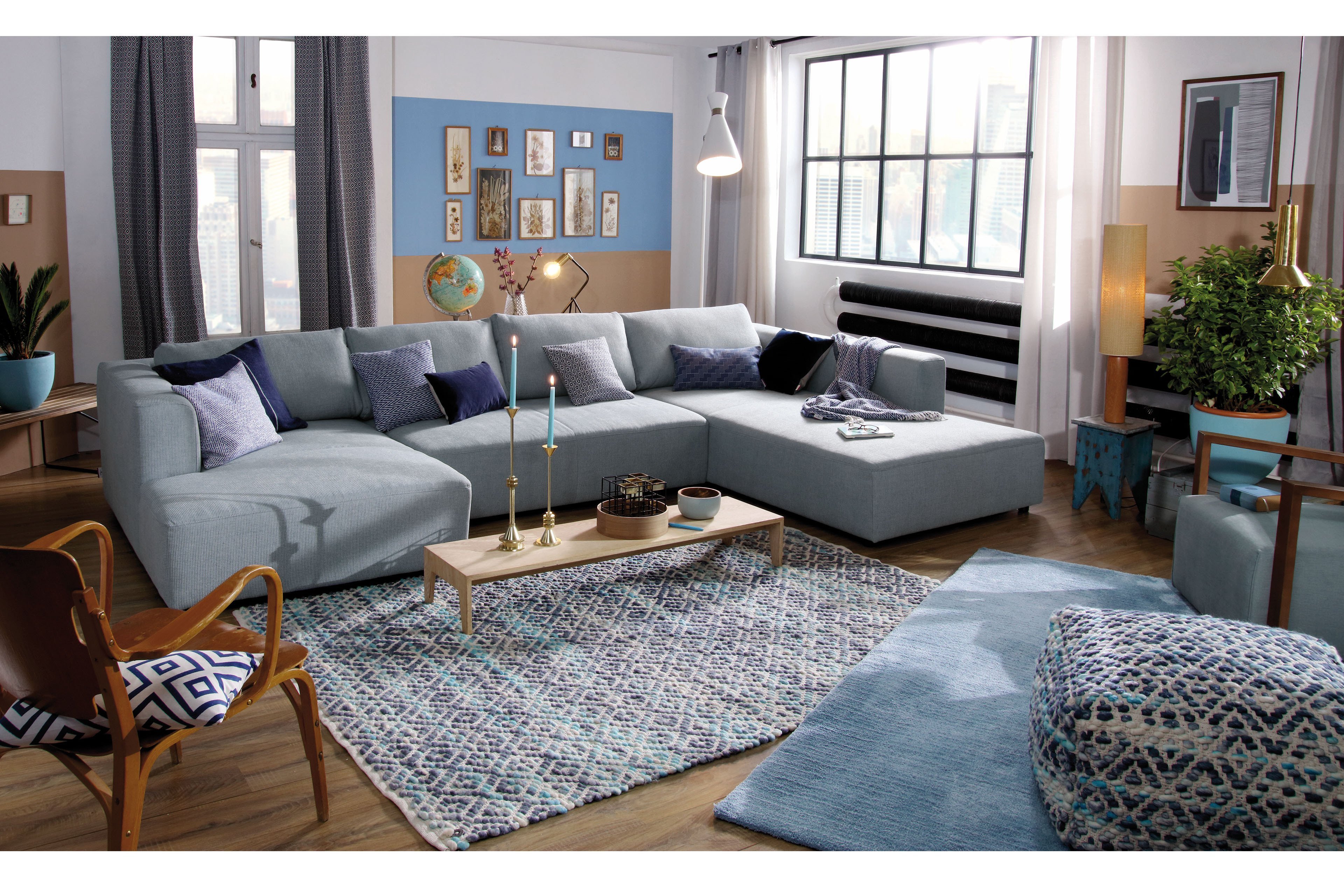 Möbel Wohnlandschaft Ihr Heaven hellblau Colors | Online-Shop Letz Tailor - 9860 Style Tom